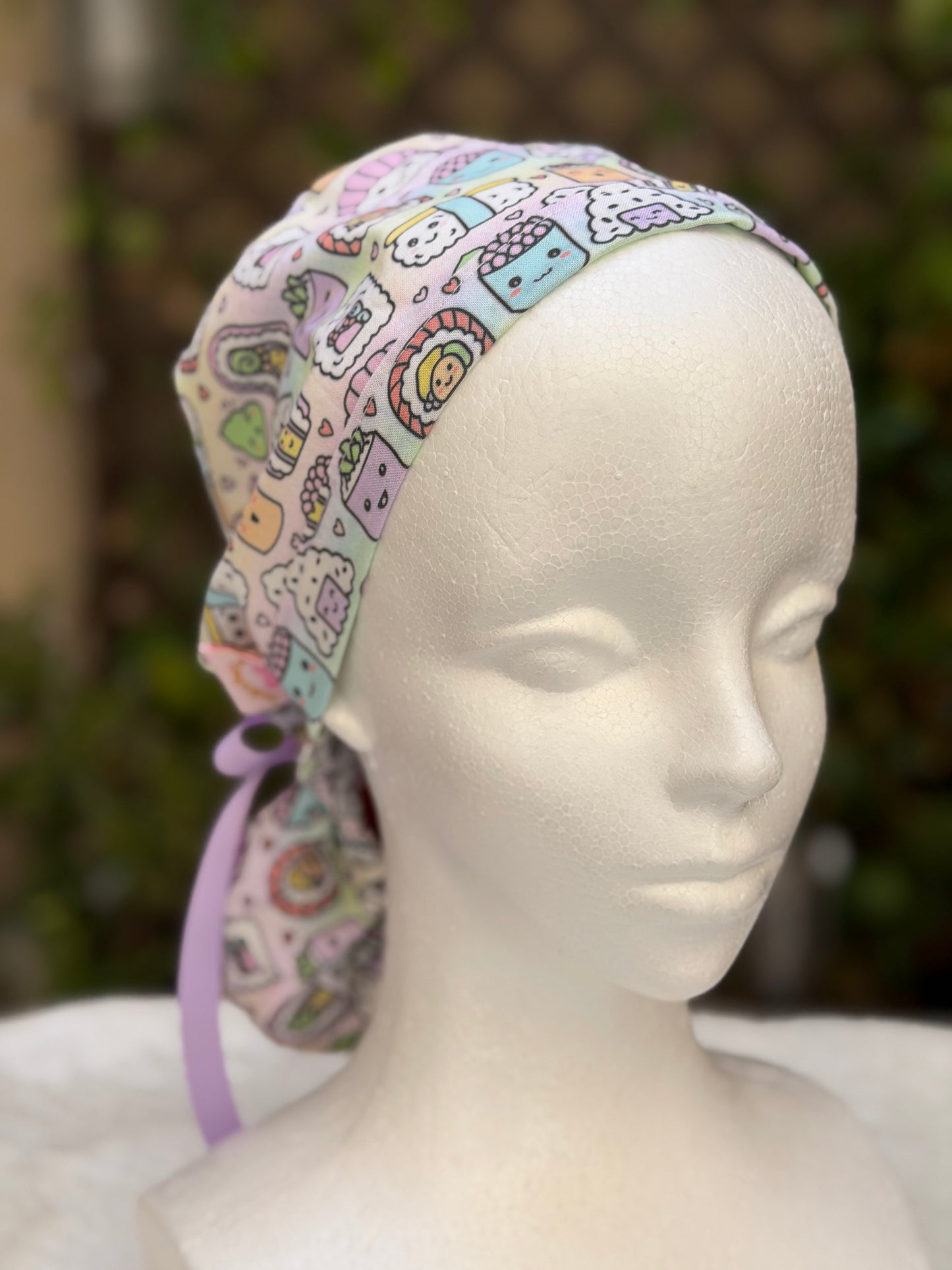 Kawaii Sushi Scrub Cap