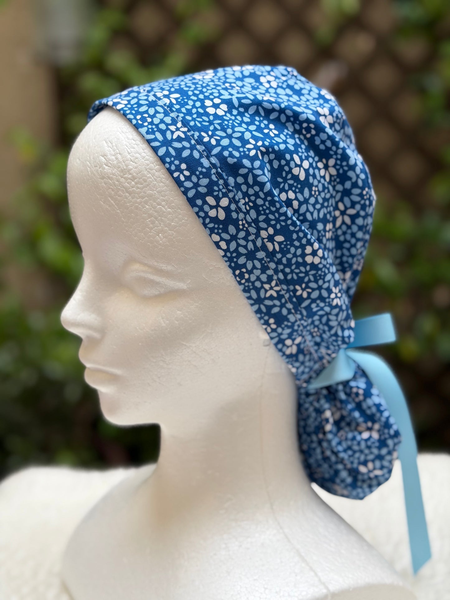 Spring 3 Ponytail Scrub Cap