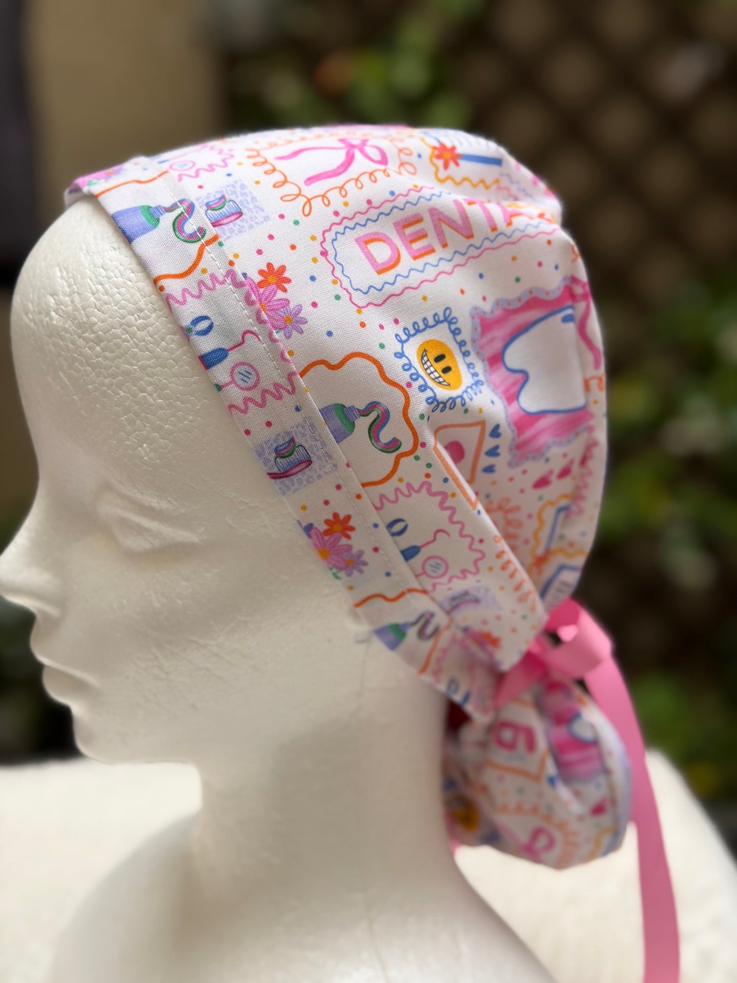 Dental Ponytail Scrub Cap