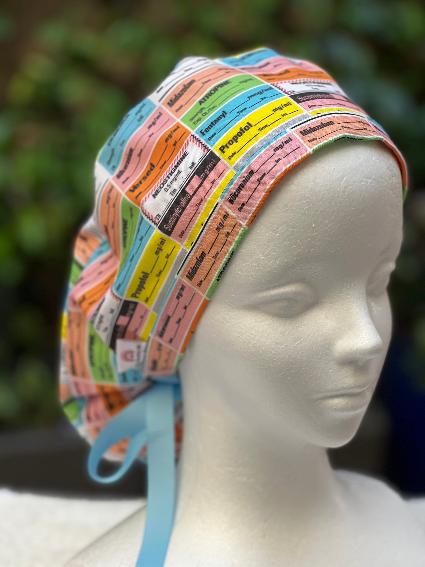 Anesthesia Ponytail Scrub Cap