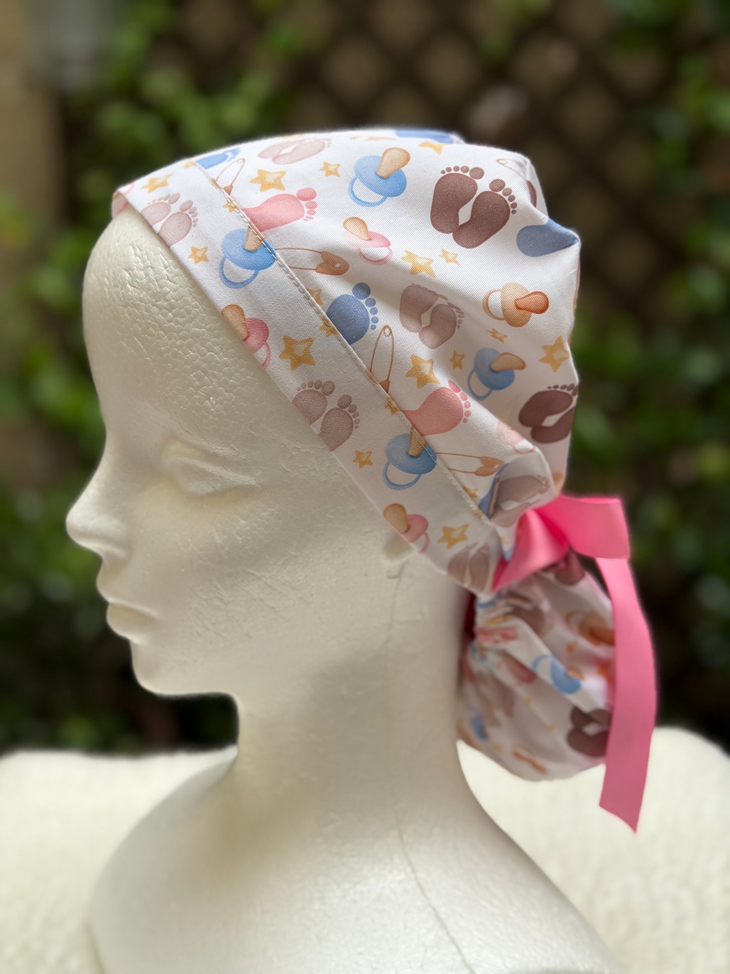Baby Ponytail Scrub Cap