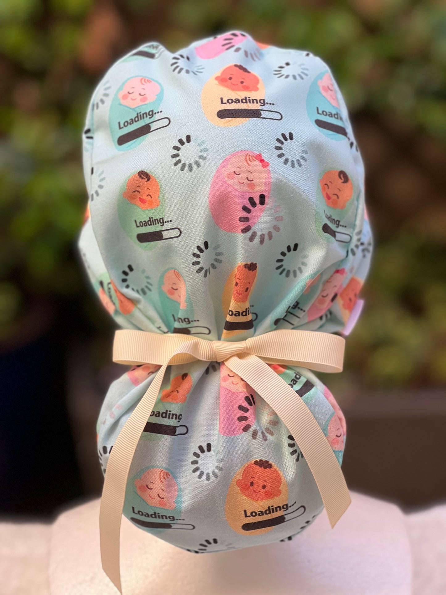 Lucille Ponytail Scrub Cap