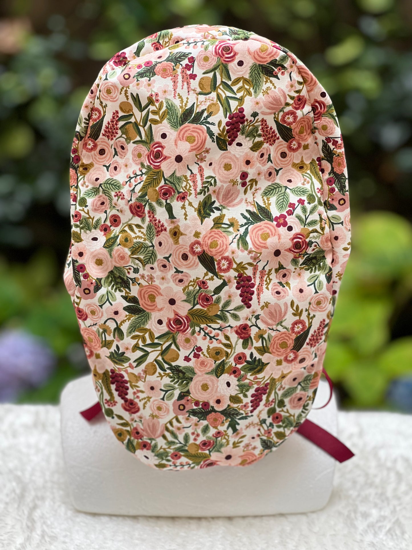 Ruby ponytail scrub cap