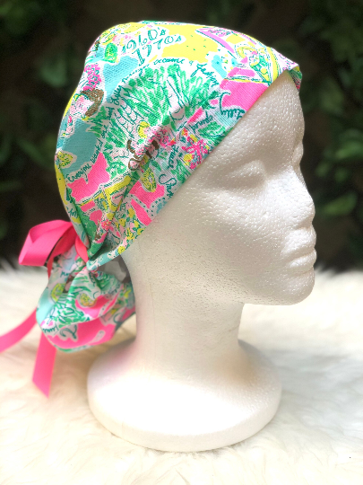 Avery Ponytail Scrub Cap
