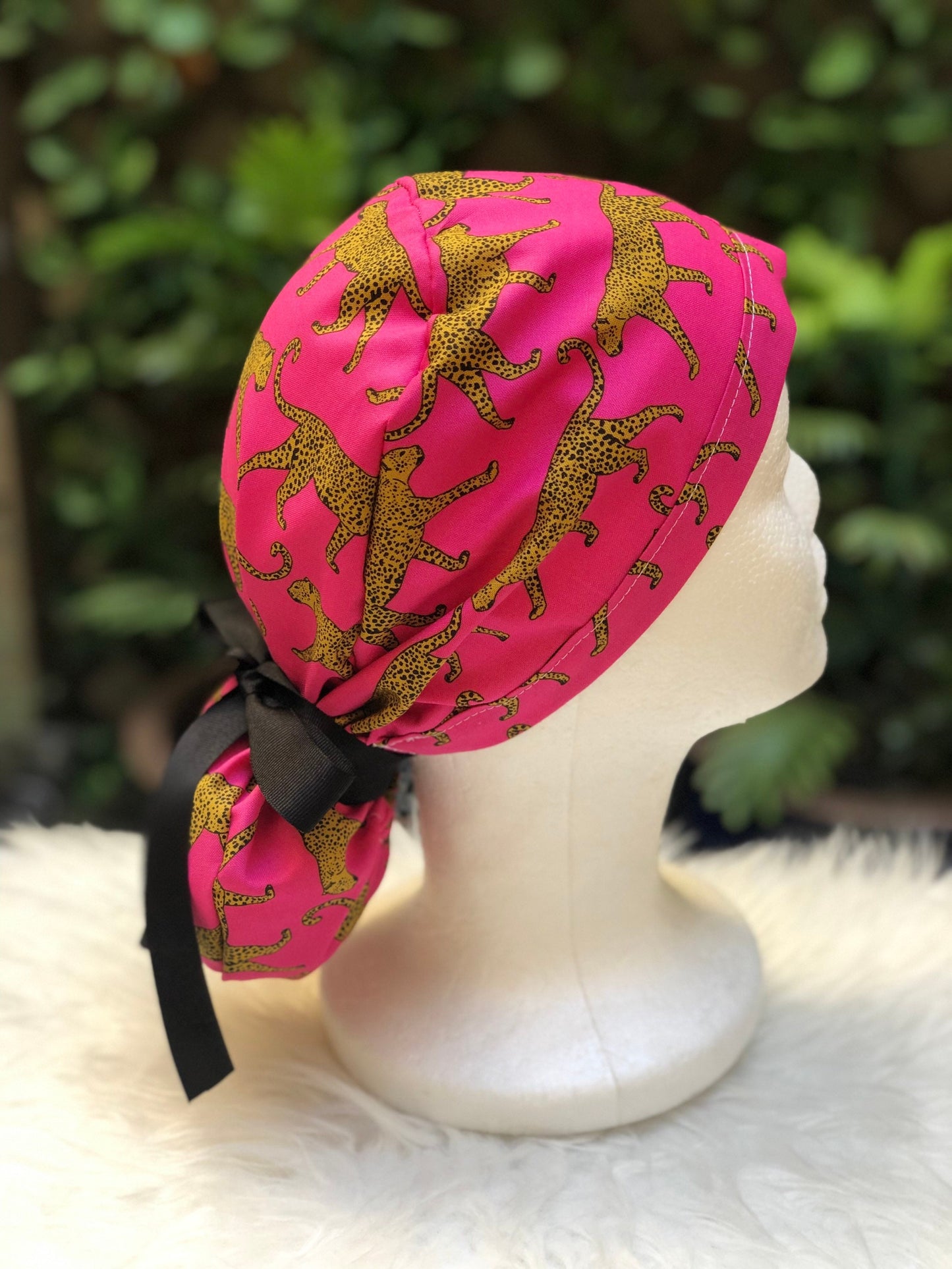 Cheetah's Procession - Ponytail Cap