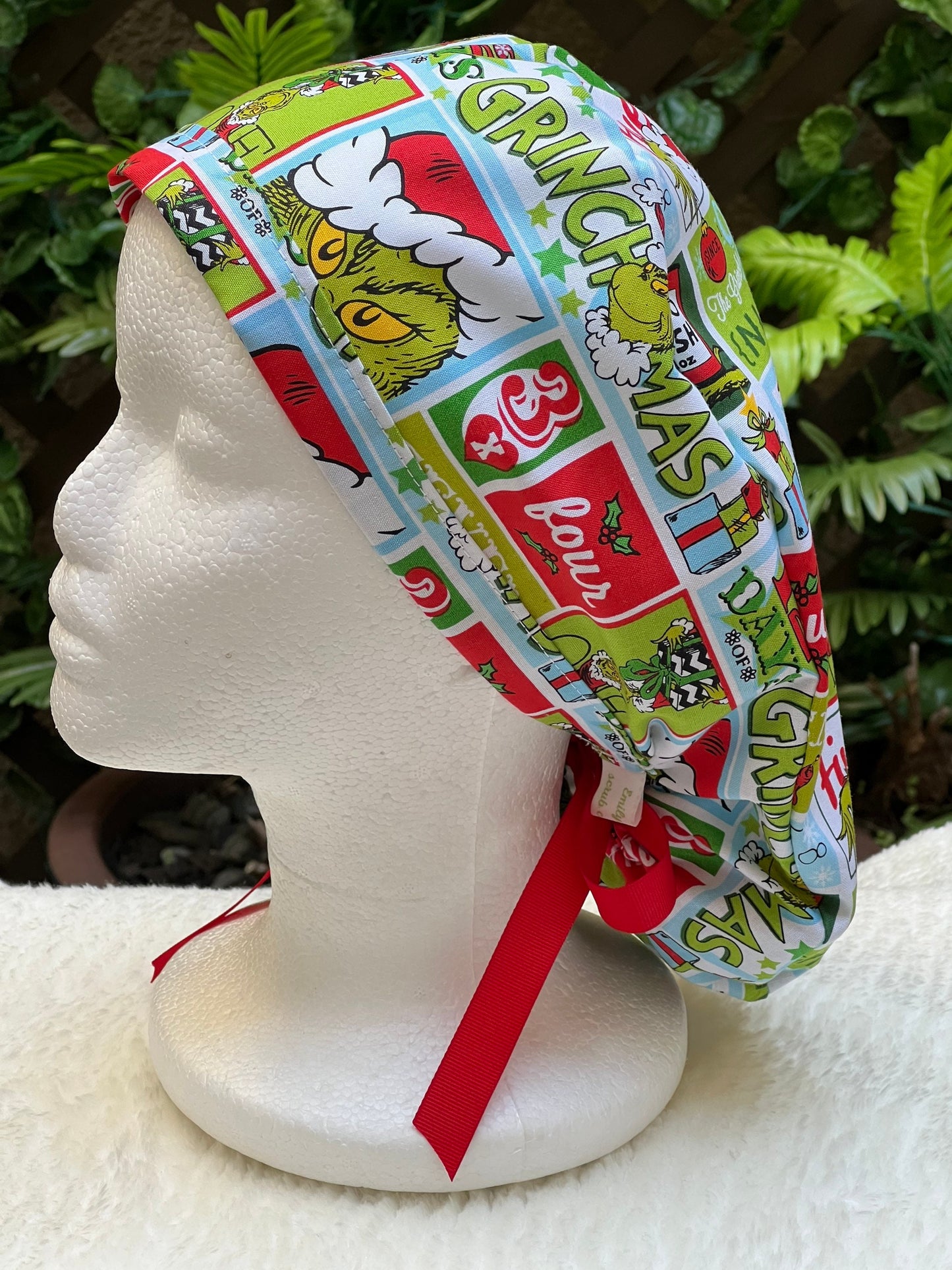 The Grinch - Winter Holiday Ponytail Cap