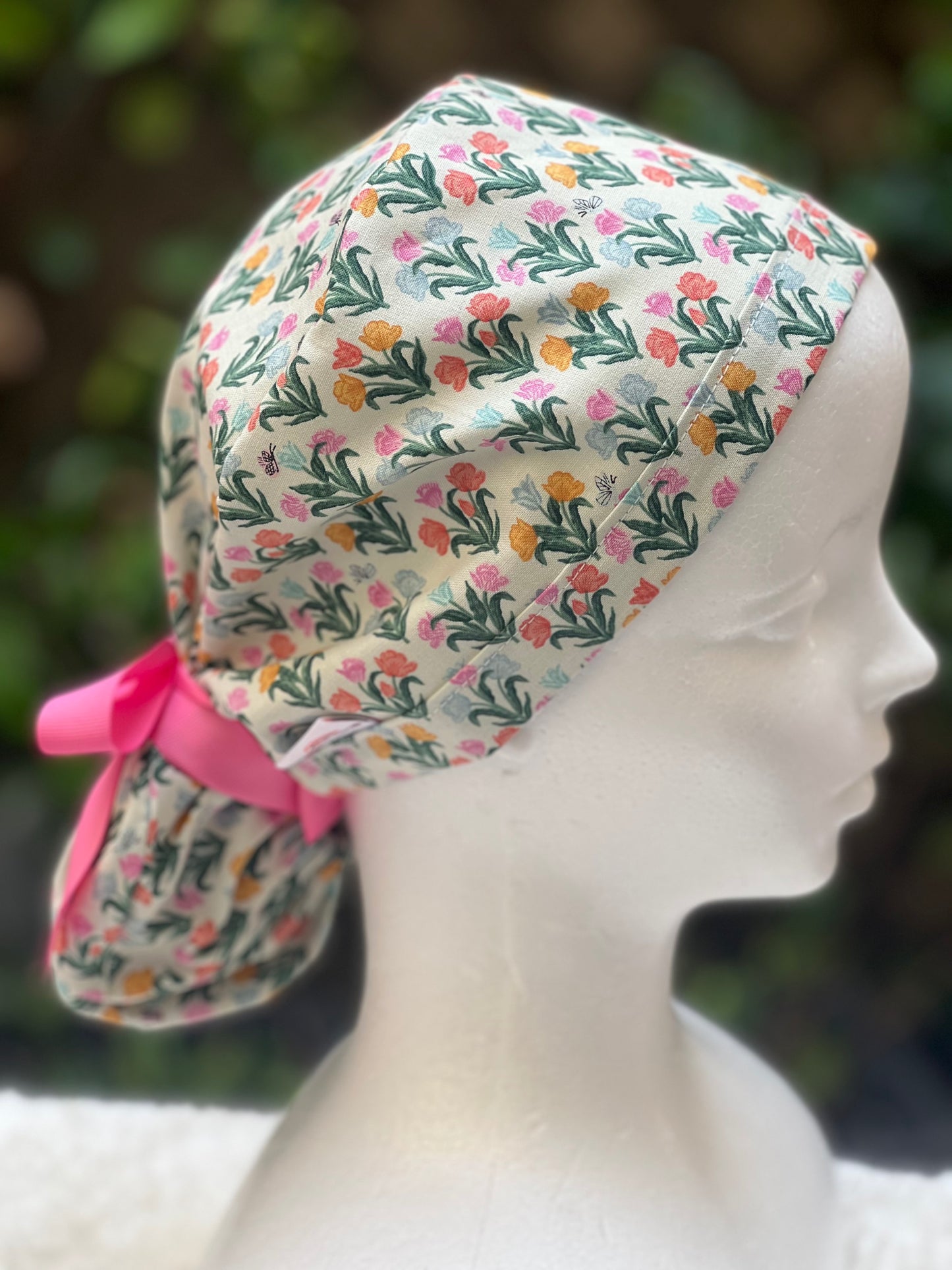 Devanie ponytail scrub cap