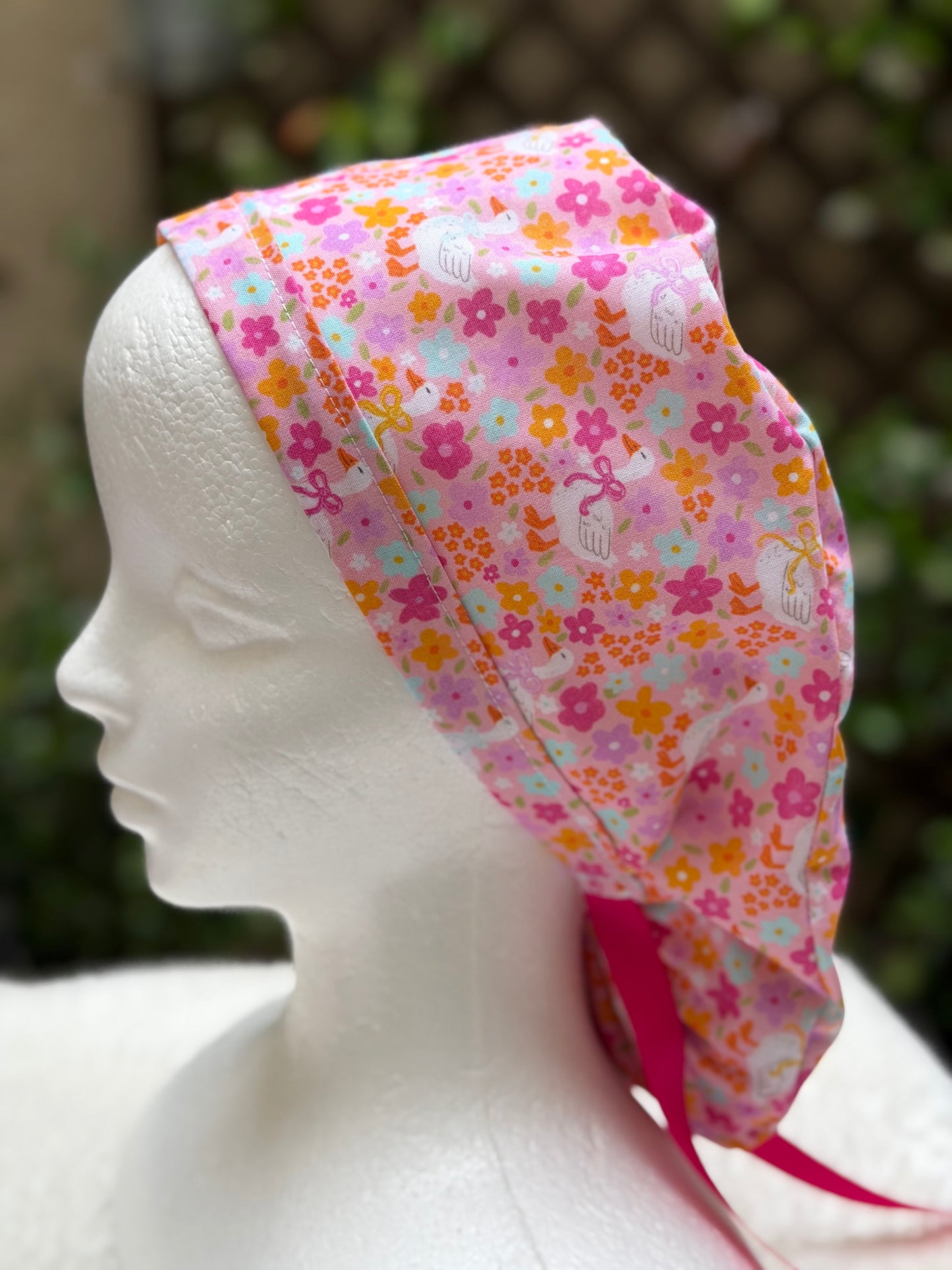 Coquette Goose Ponytail Scrub Cap (Copy 3)