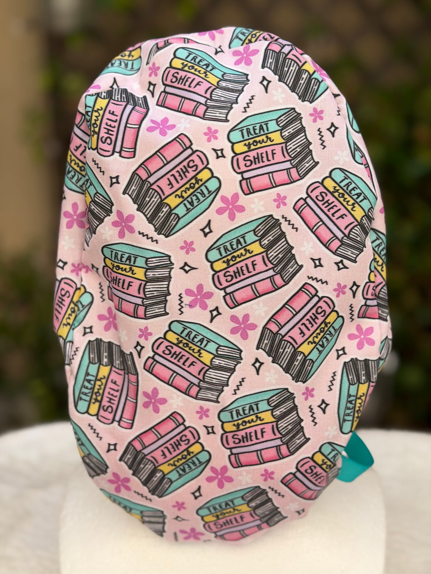 Book Lover  Ponytail Scrub Cap (Copy)