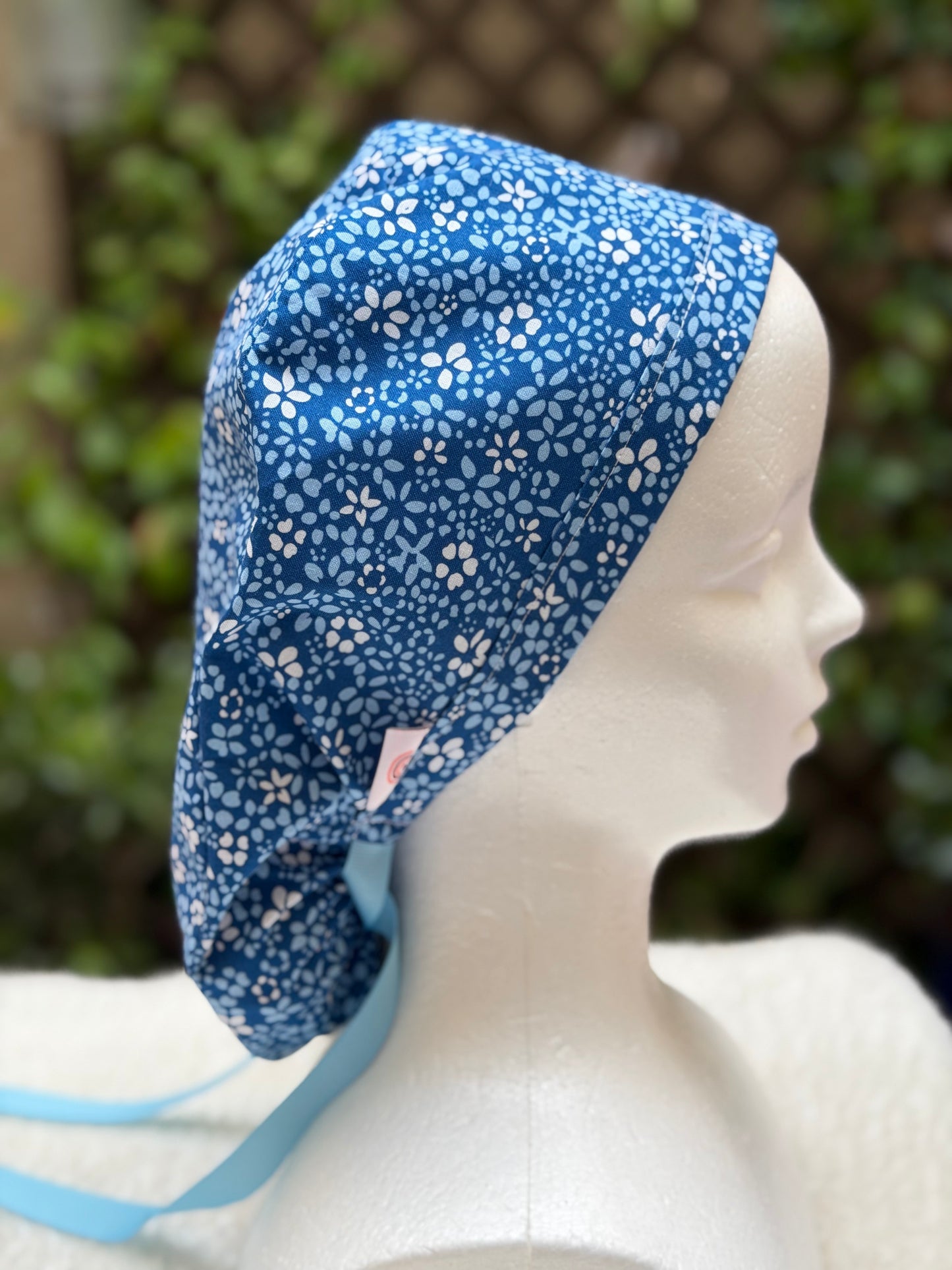 Spring 3 Ponytail Scrub Cap