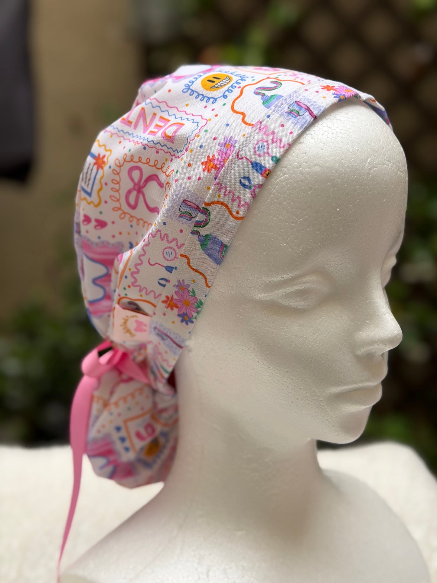 Dental Ponytail Scrub Cap