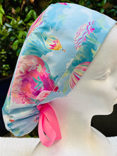 Load image into Gallery viewer, Preppy Hot air balloonPonytail Scrub Cap
