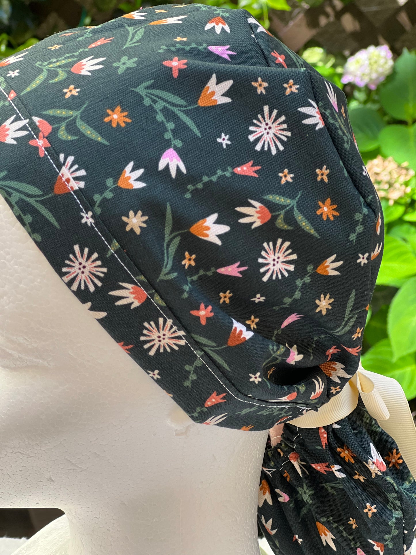 Maleia Ponytail Scrub Cap