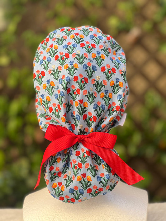 Zoe ponytail scrub cap