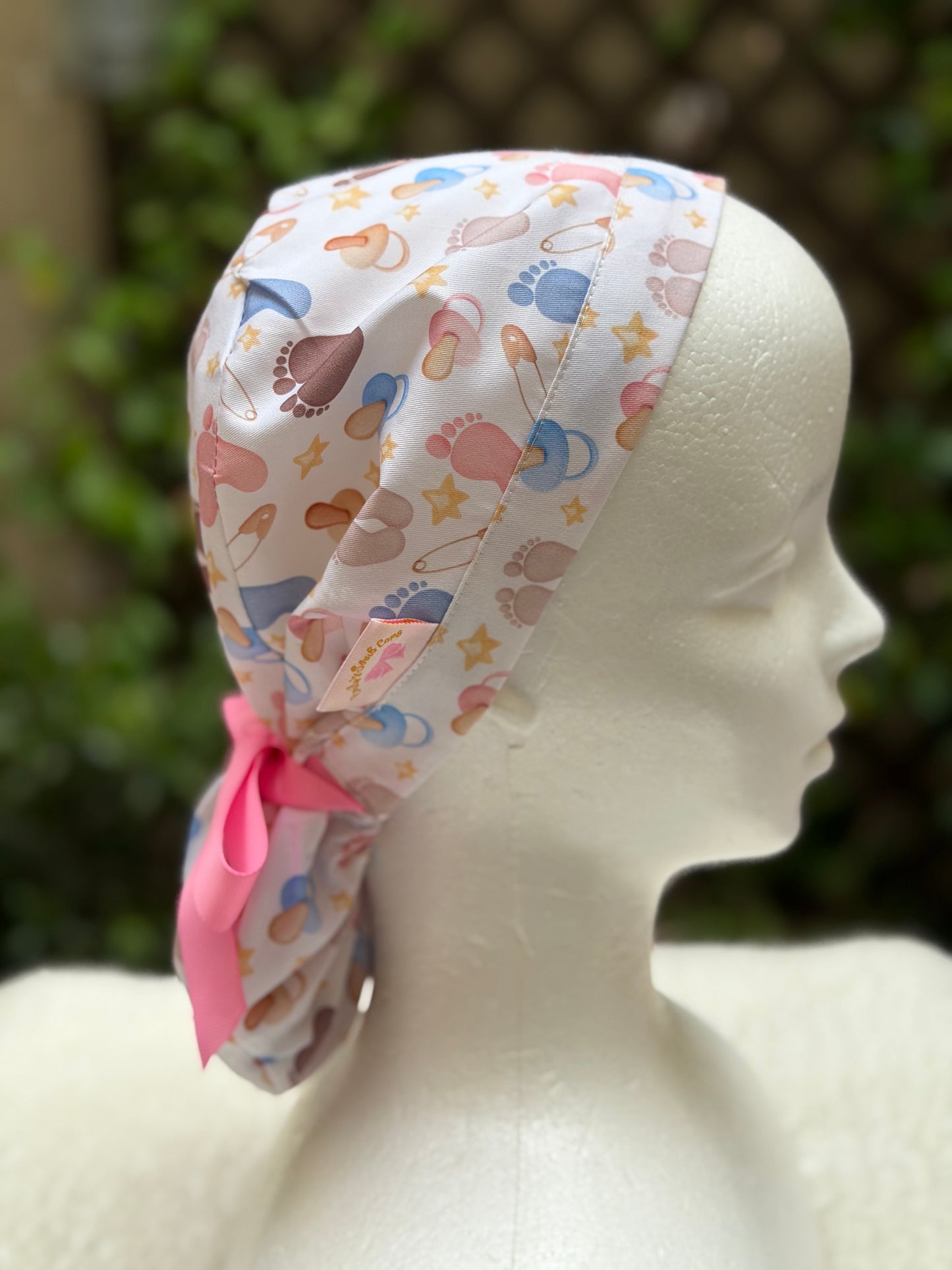 Baby Ponytail Scrub Cap