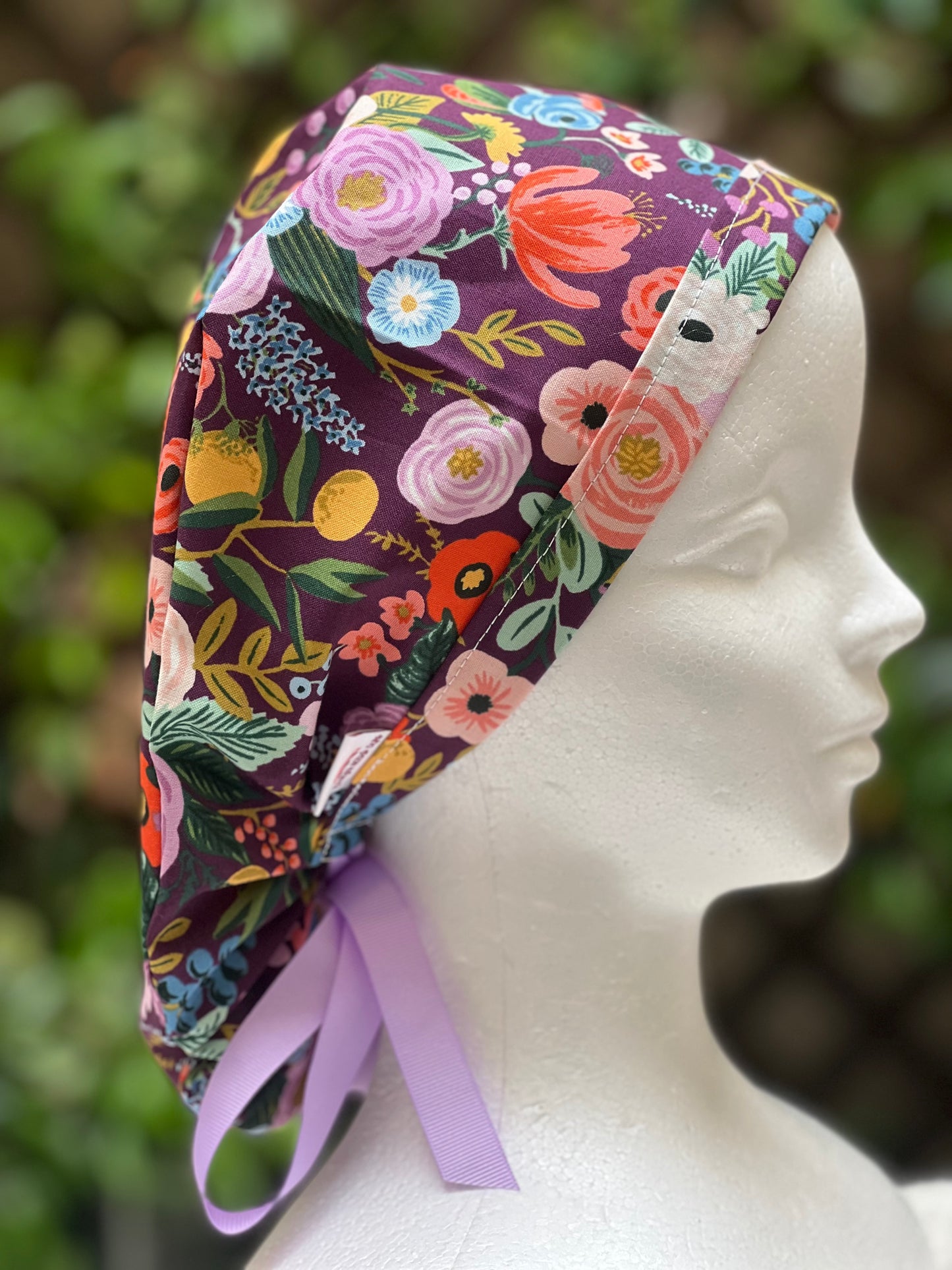 Abi ponytail scrub cap