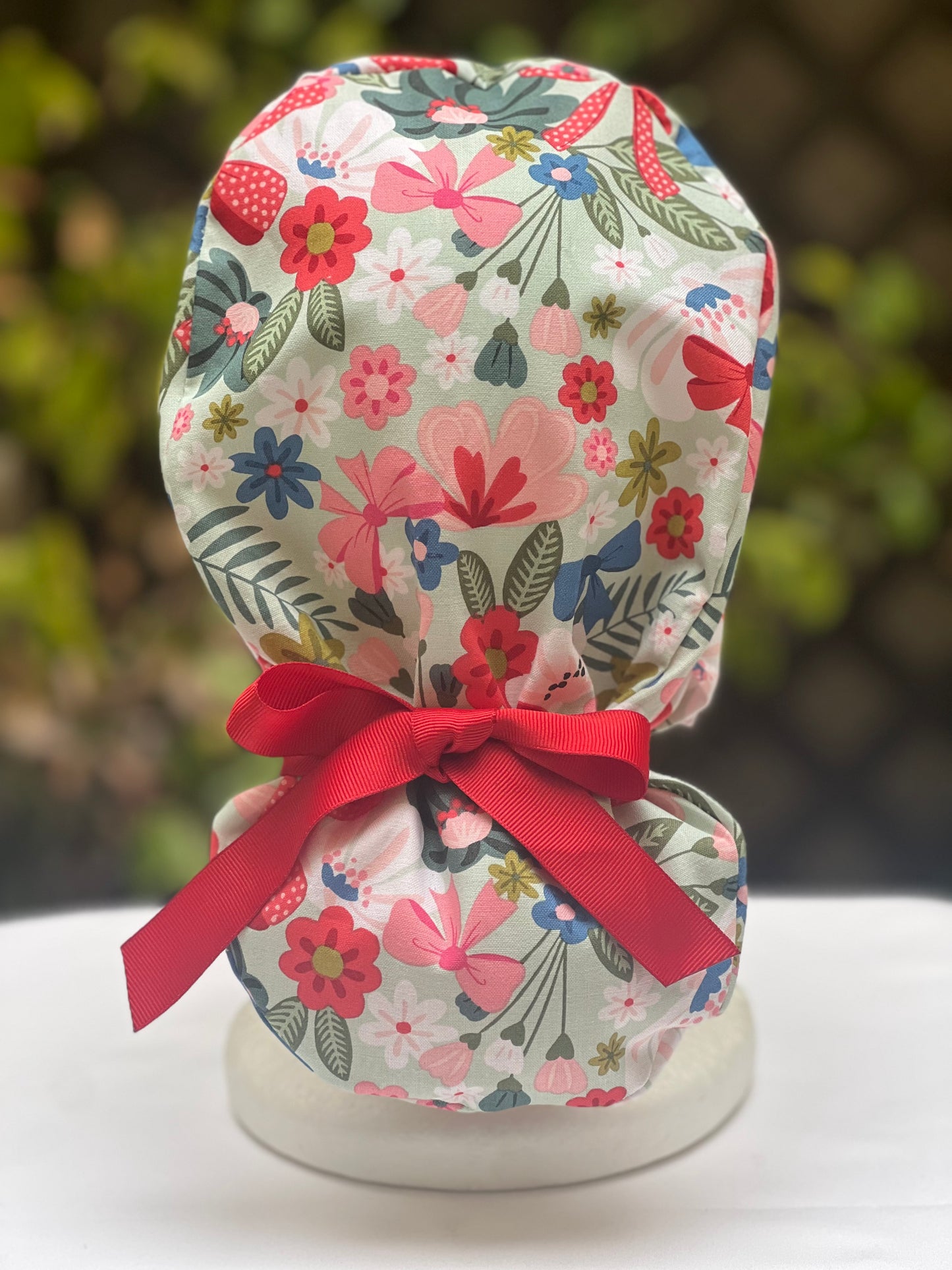 Abigail ponytail scrub cap