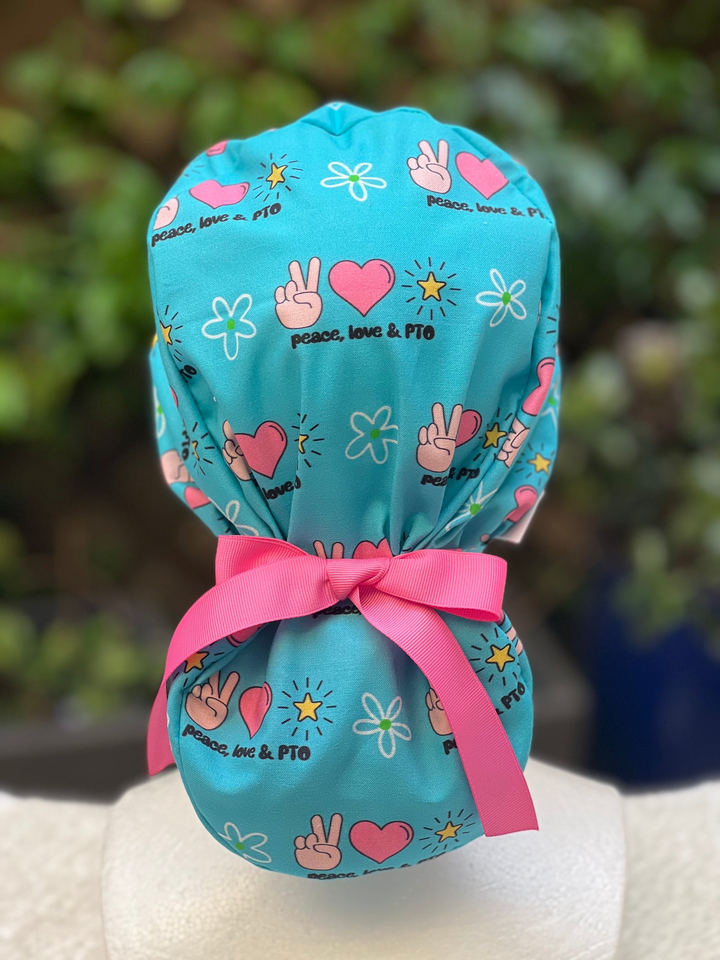 PTO Ponytail Scrub Cap
