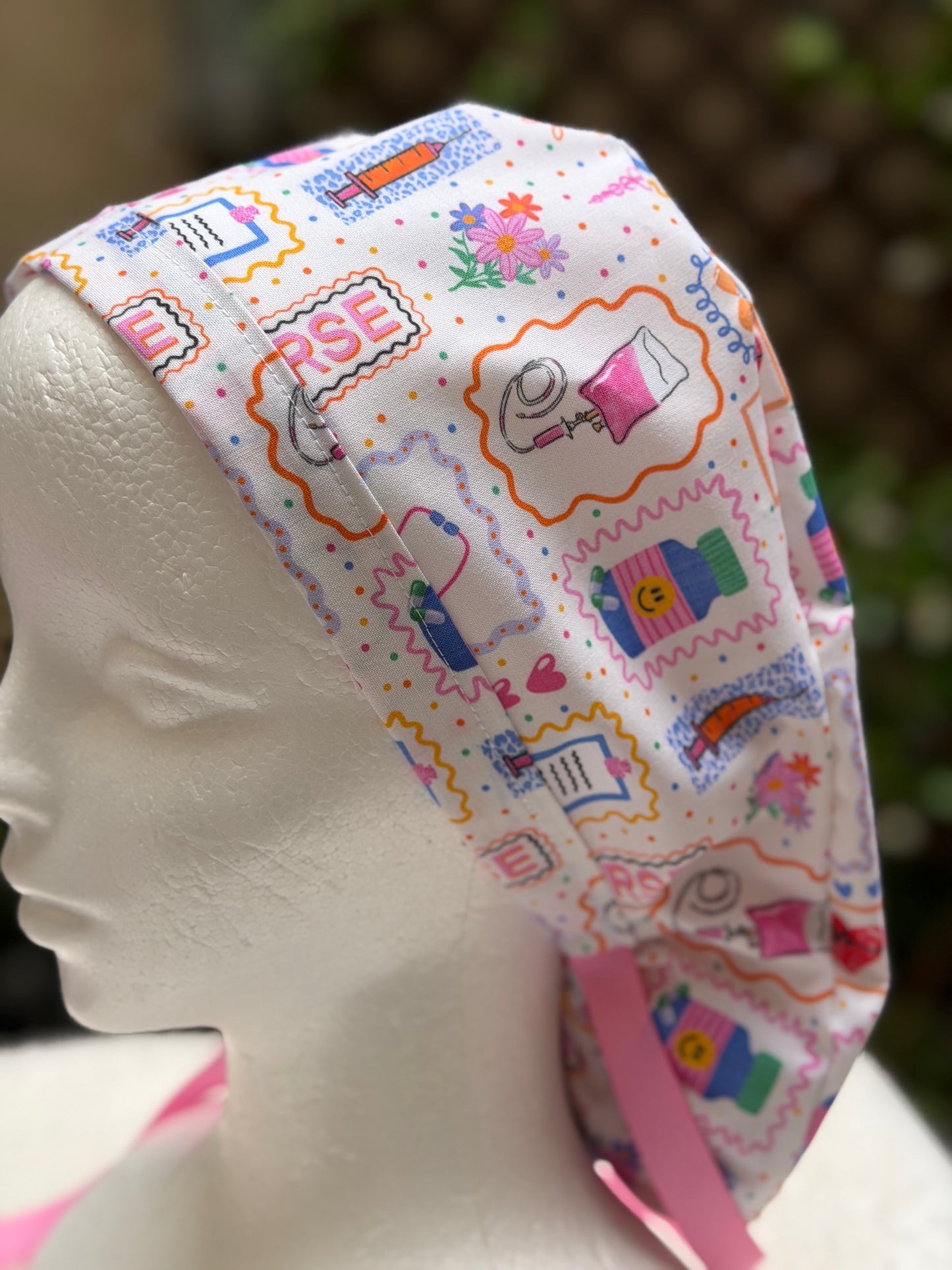 Nurse Ponytail Scrub Cap (Copy)