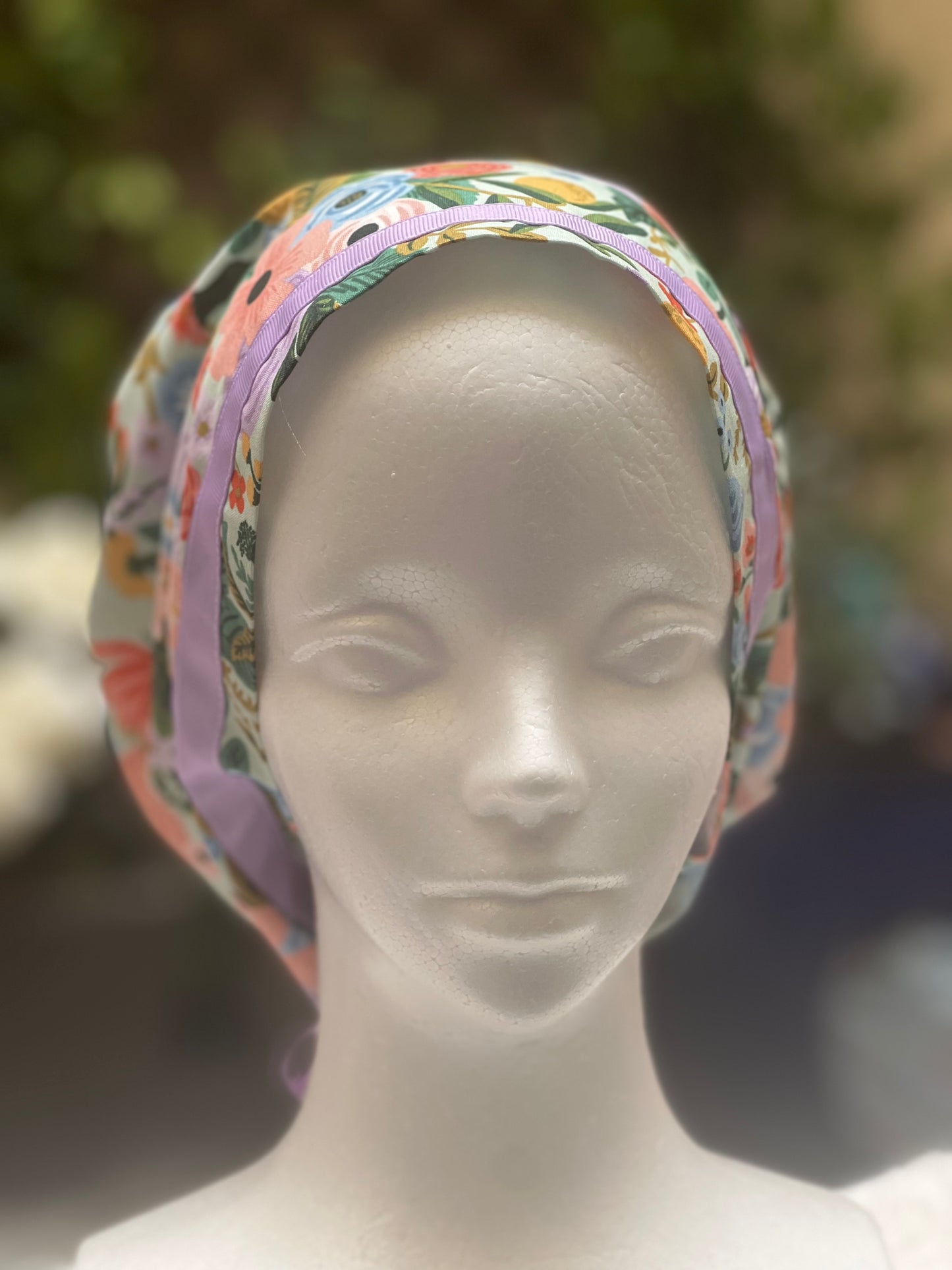 Lilac Euro Style Scrub Cap