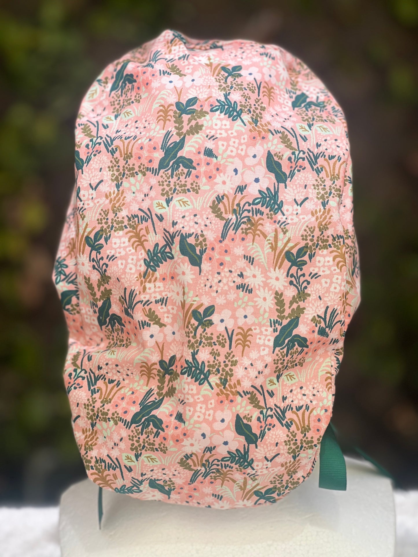 Peachy ponytail scrub cap