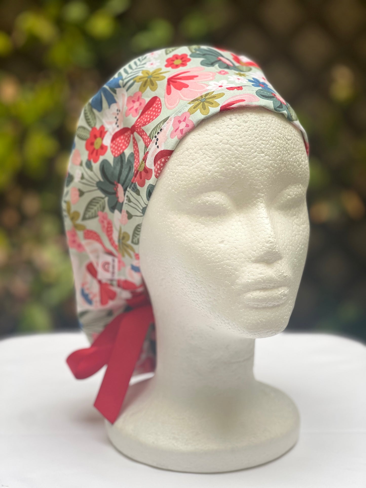 Abigail ponytail scrub cap