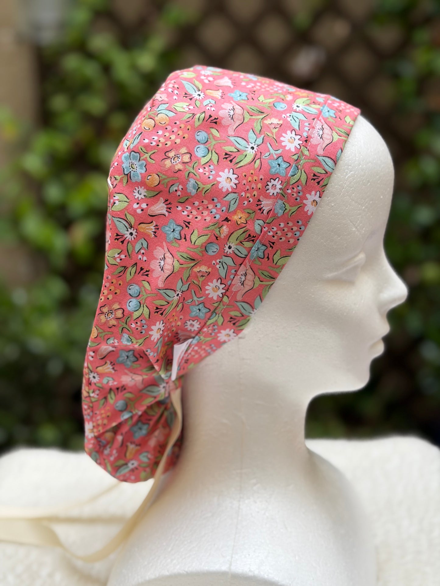 Spring 2 Ponytail Scrub Cap