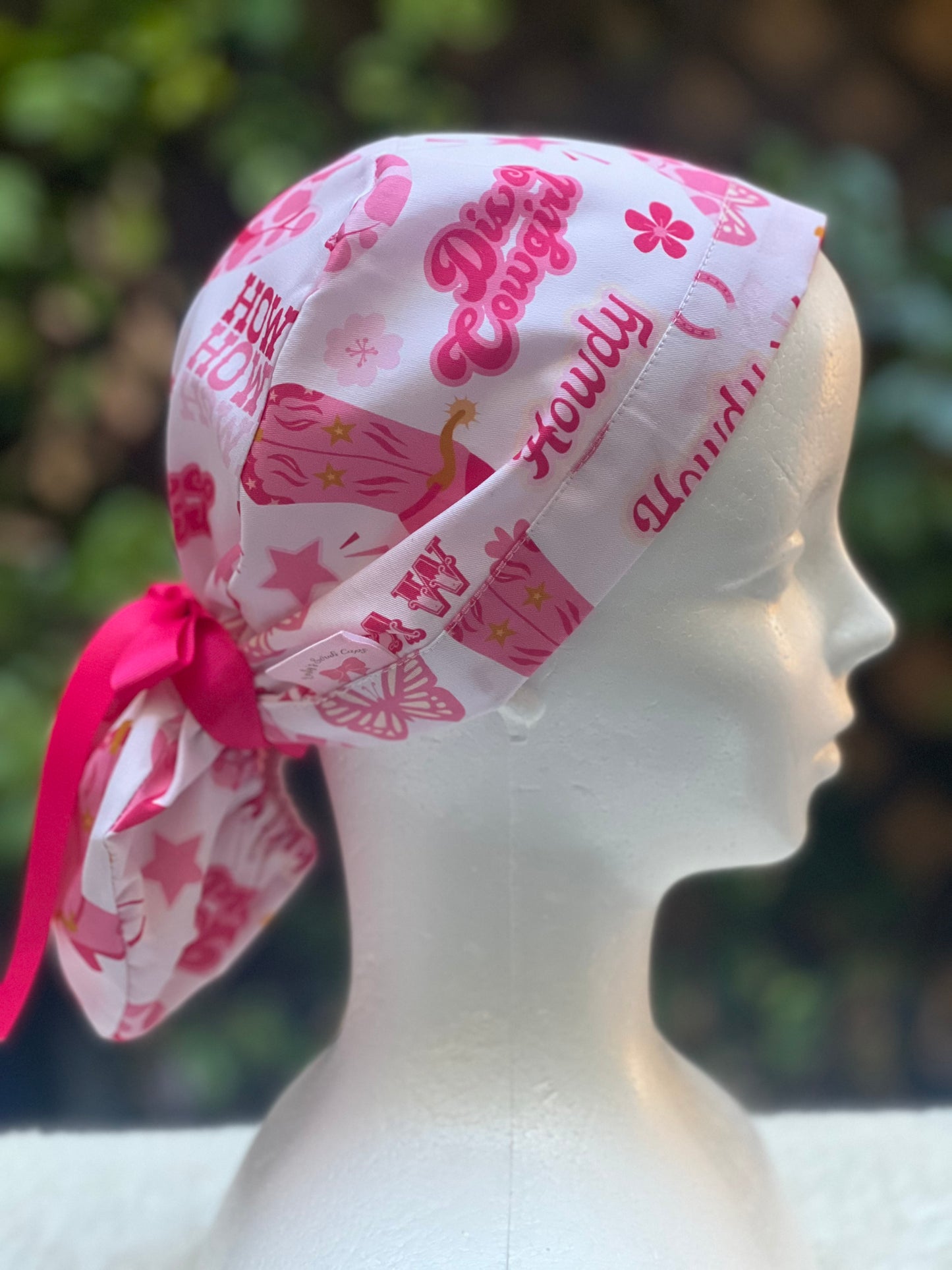 Raffy Ponytail Scrub Cap