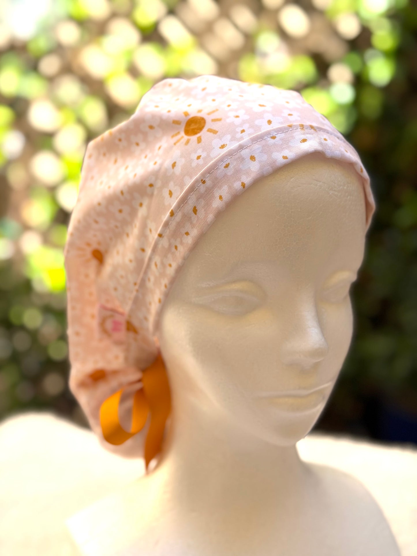 Summer Ponytail Scrub Cap