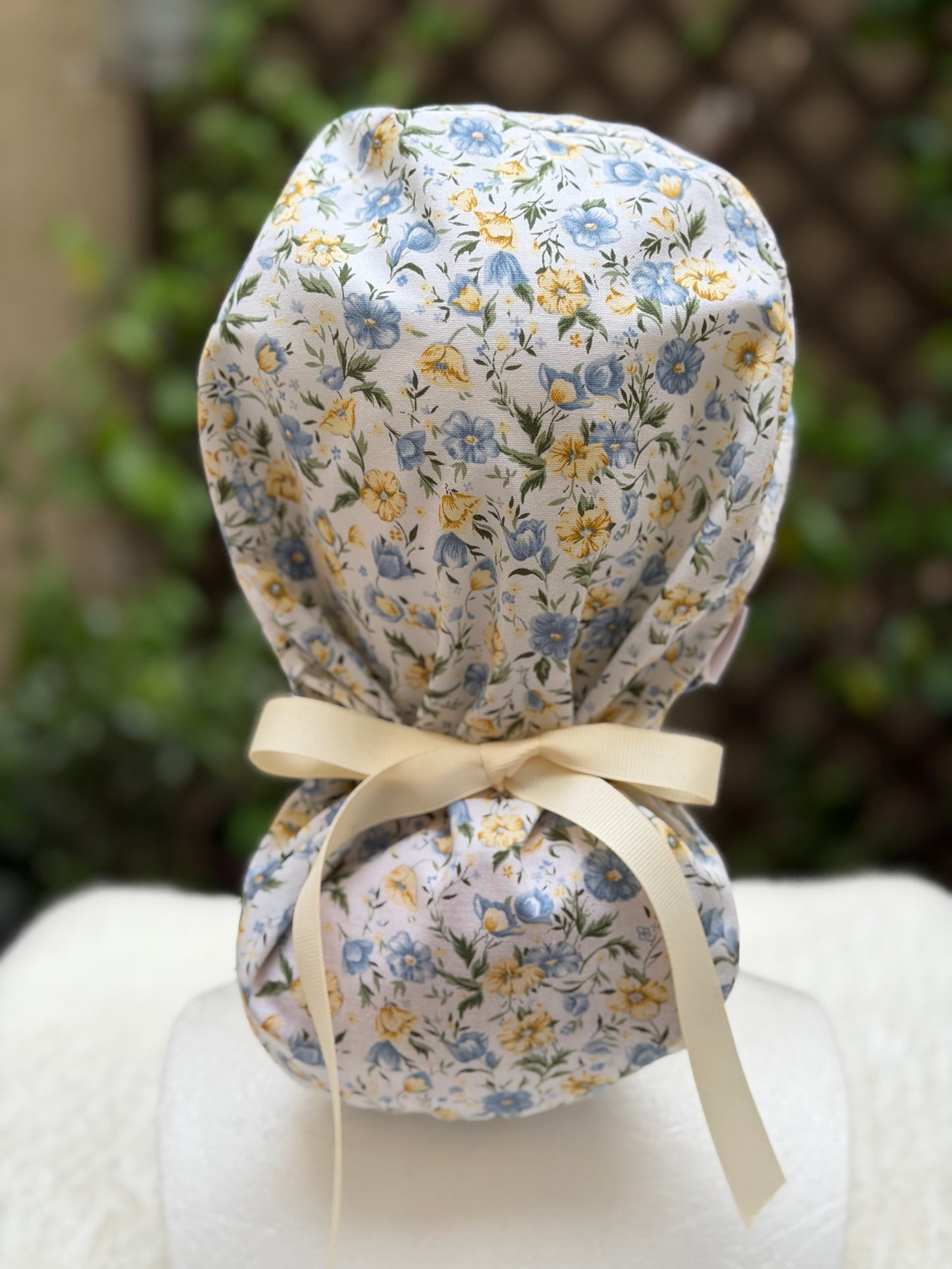 Spring 4 Ponytail Scrub Cap