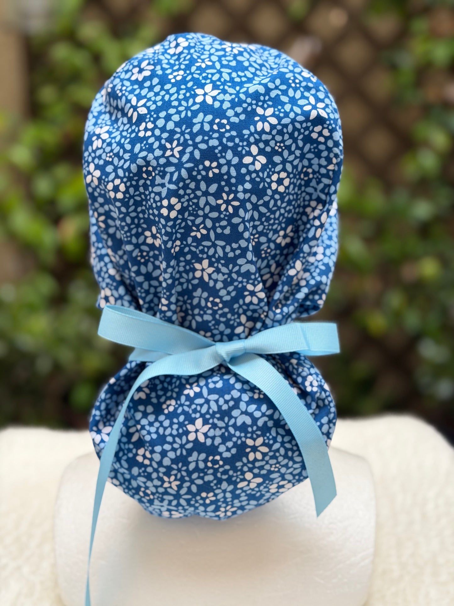 Spring 3 Ponytail Scrub Cap