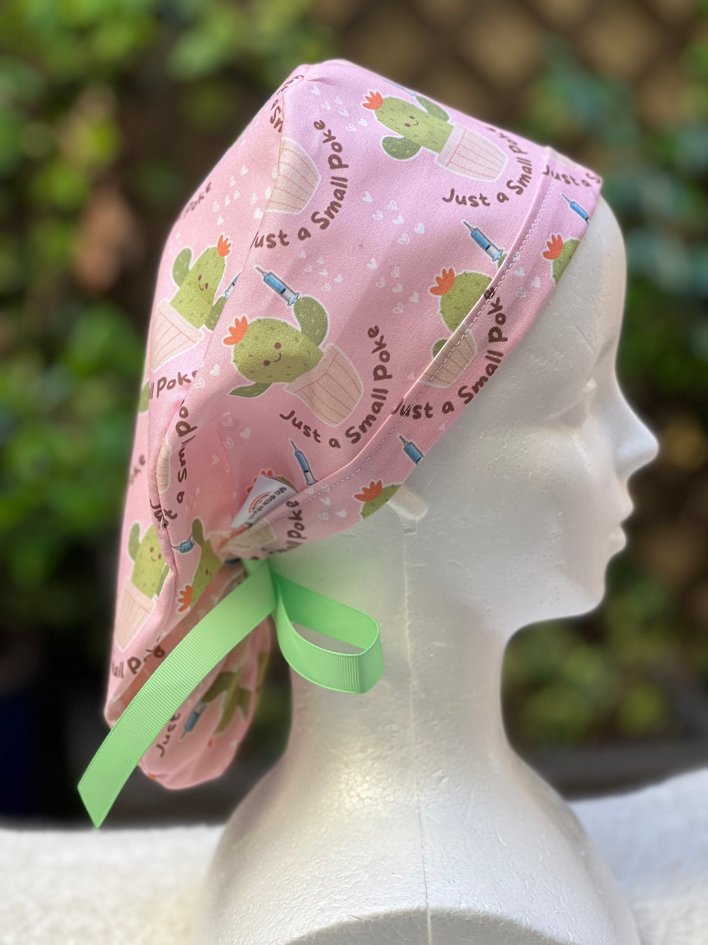 Cecille Ponytail Scrub Cap