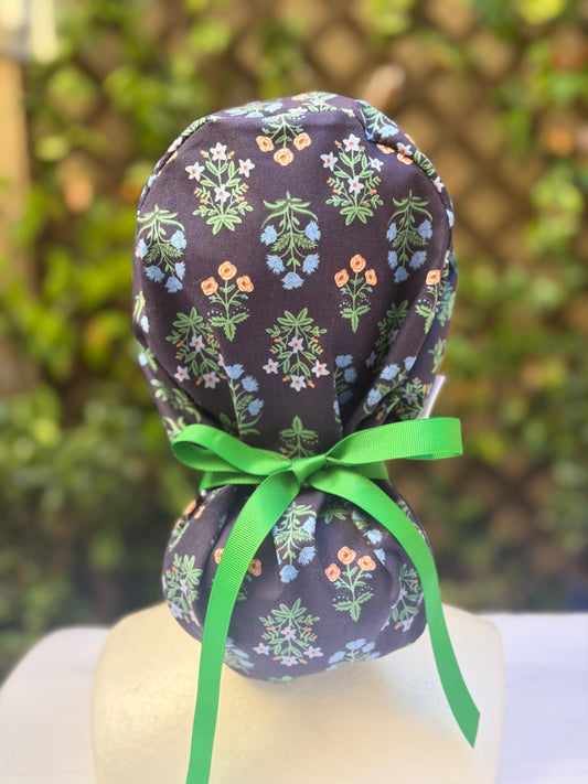Regina ponytail scrub cap