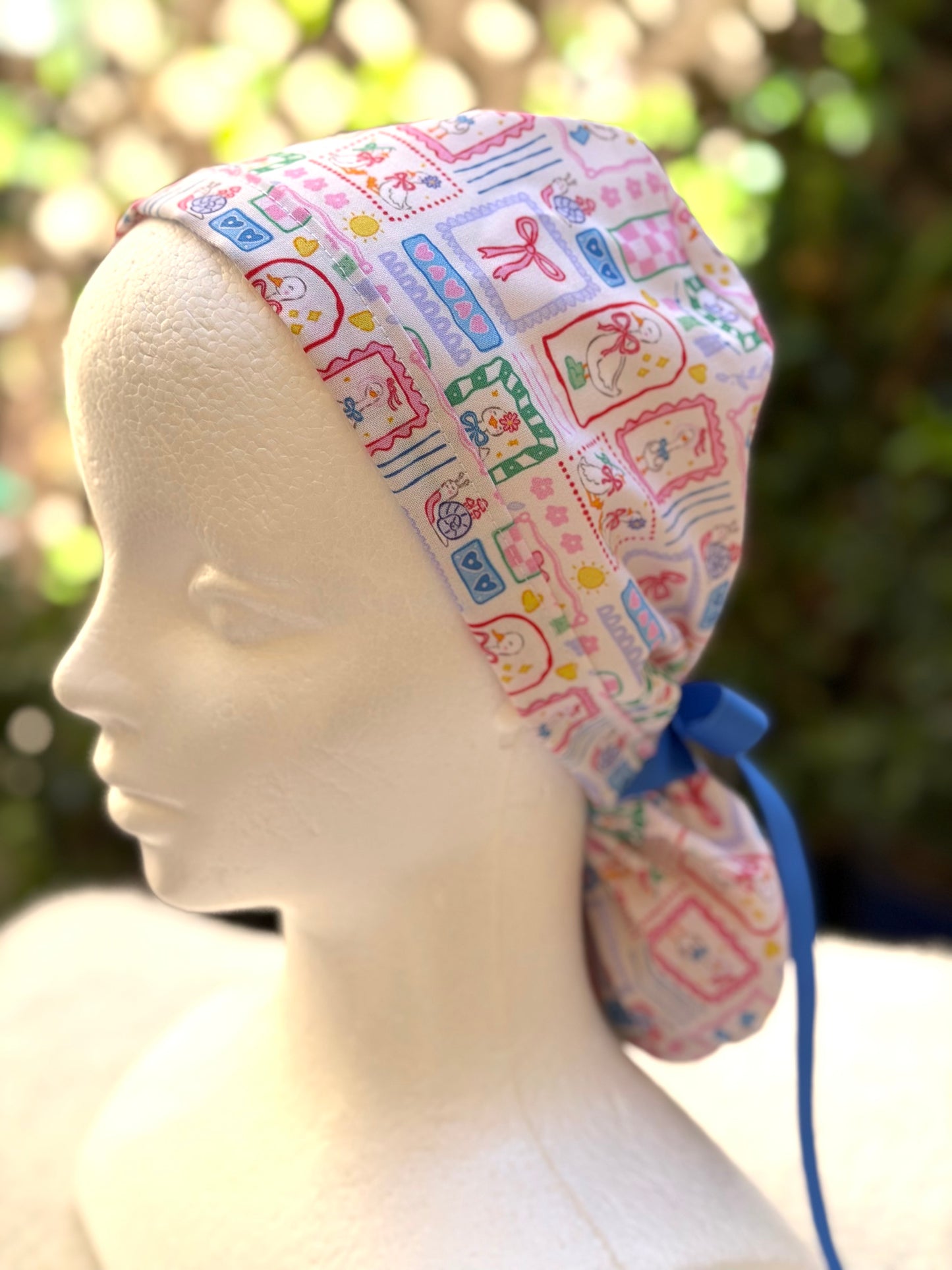 Silly goose Ponytail Scrub Cap