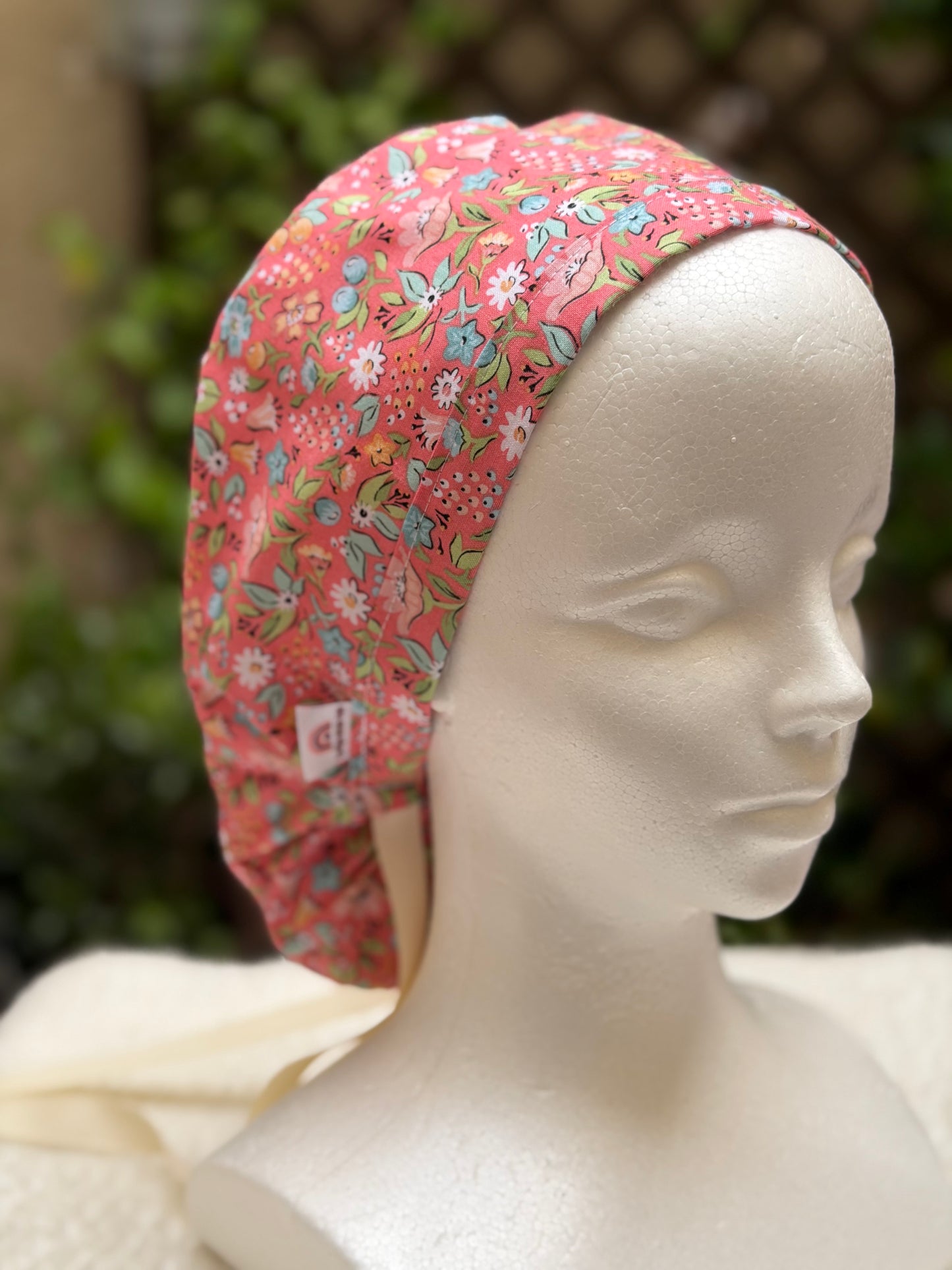 Spring 2 Ponytail Scrub Cap