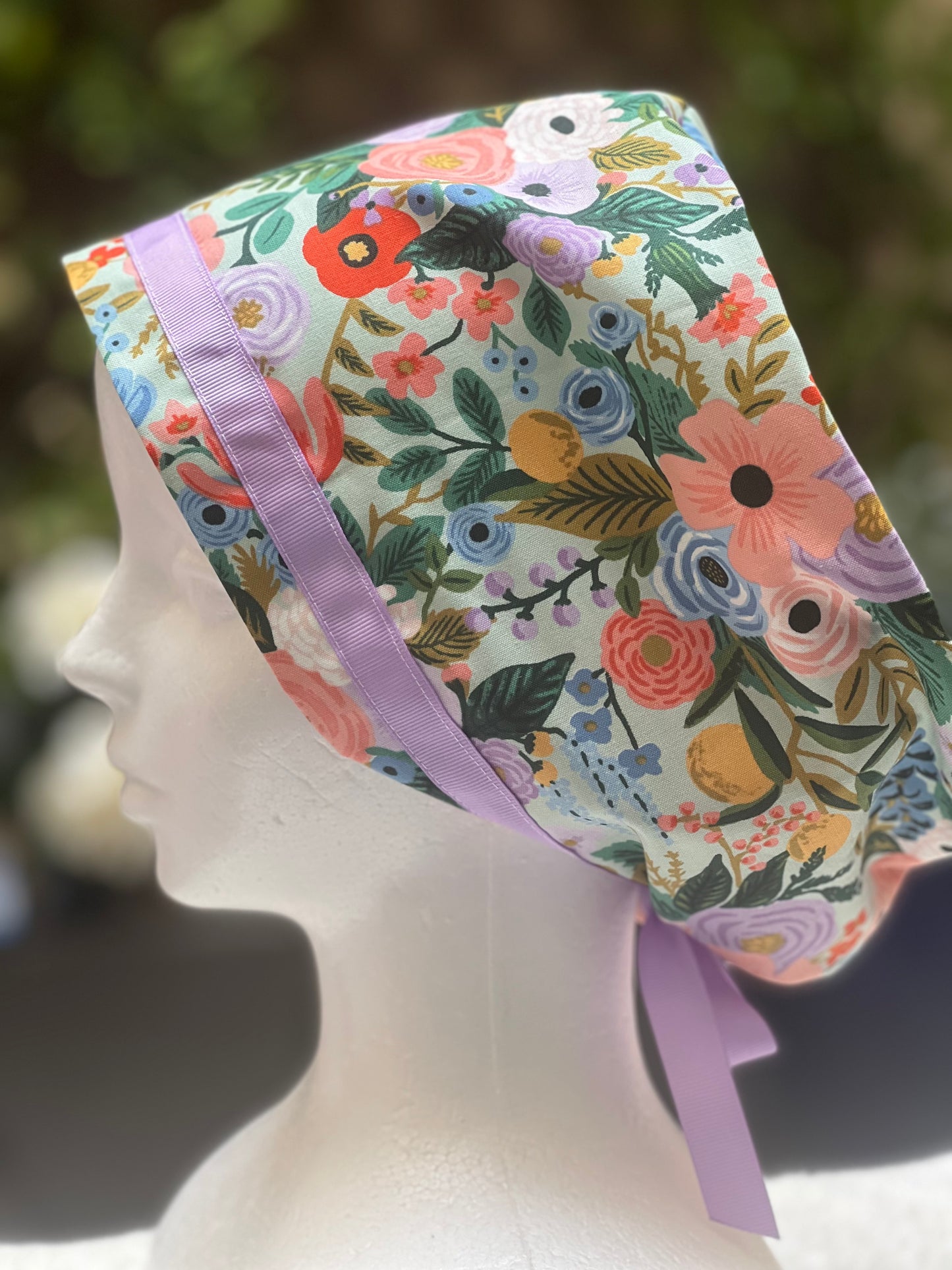 Lilac Euro Style Scrub Cap