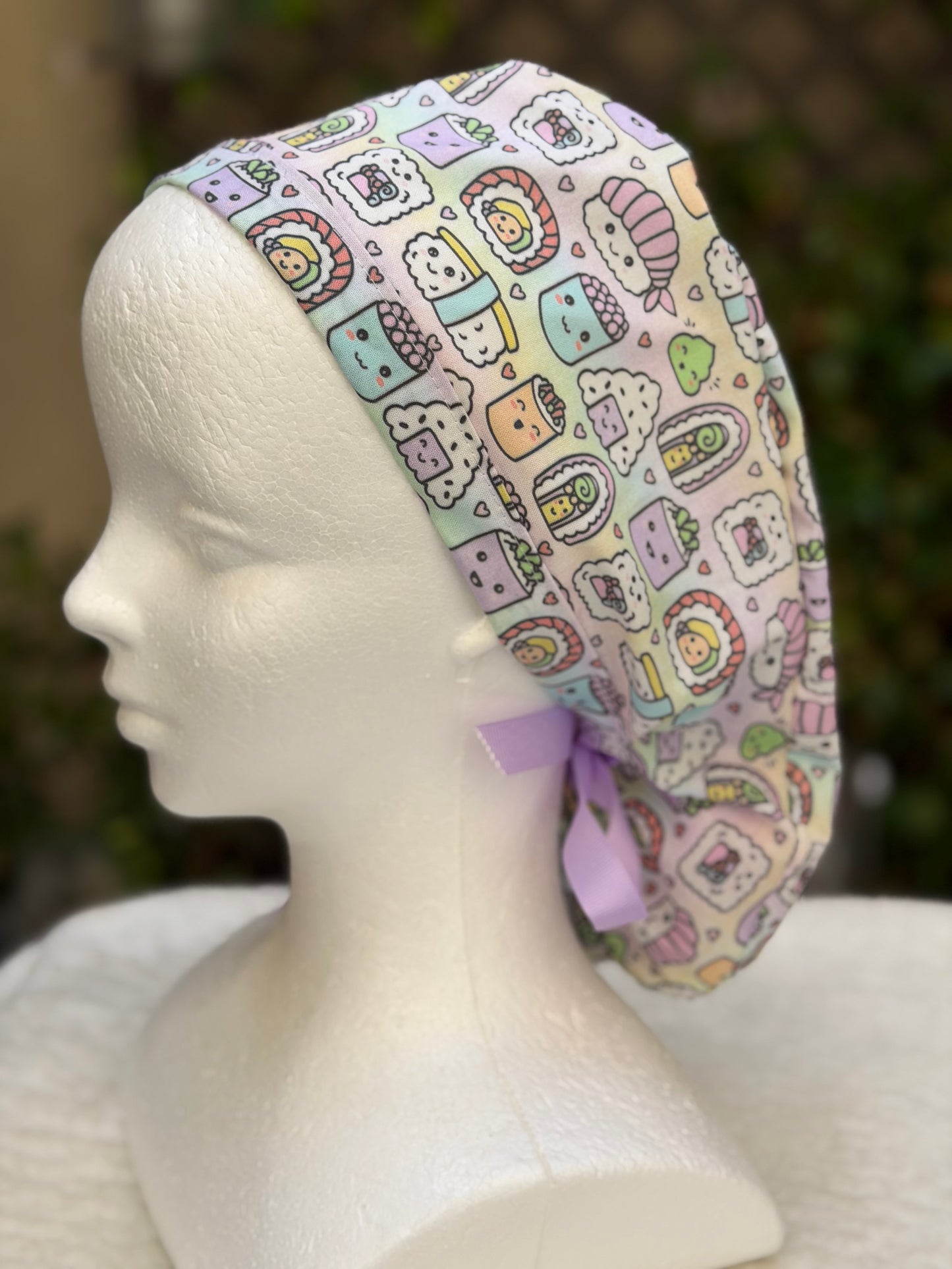 Kawaii Sushi Scrub Cap