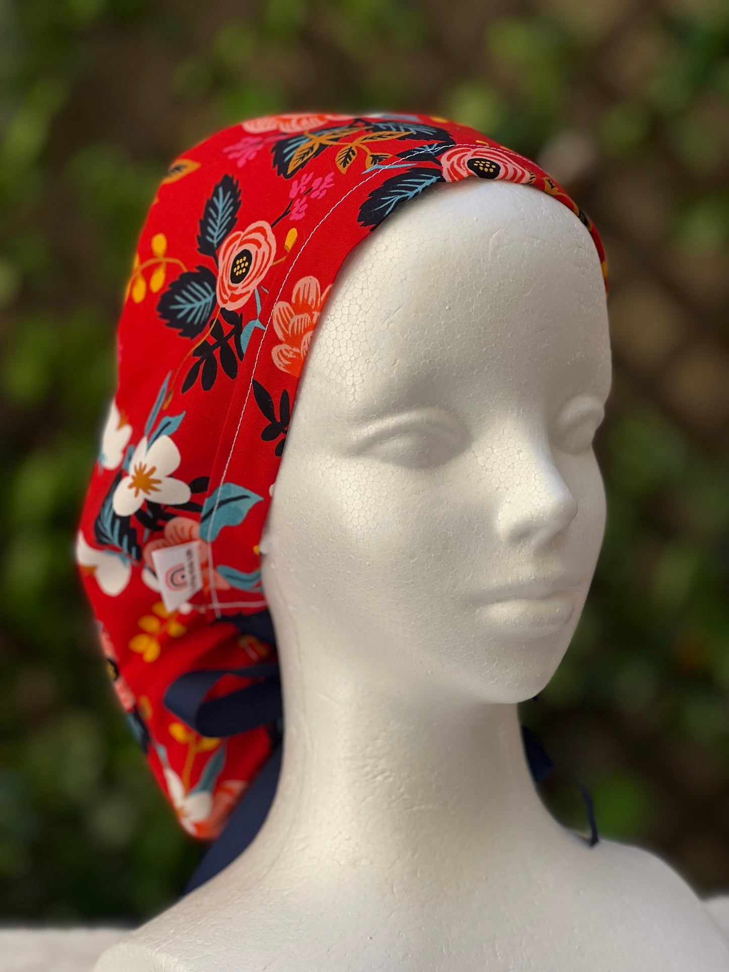 Shannon ponytail scrub cap