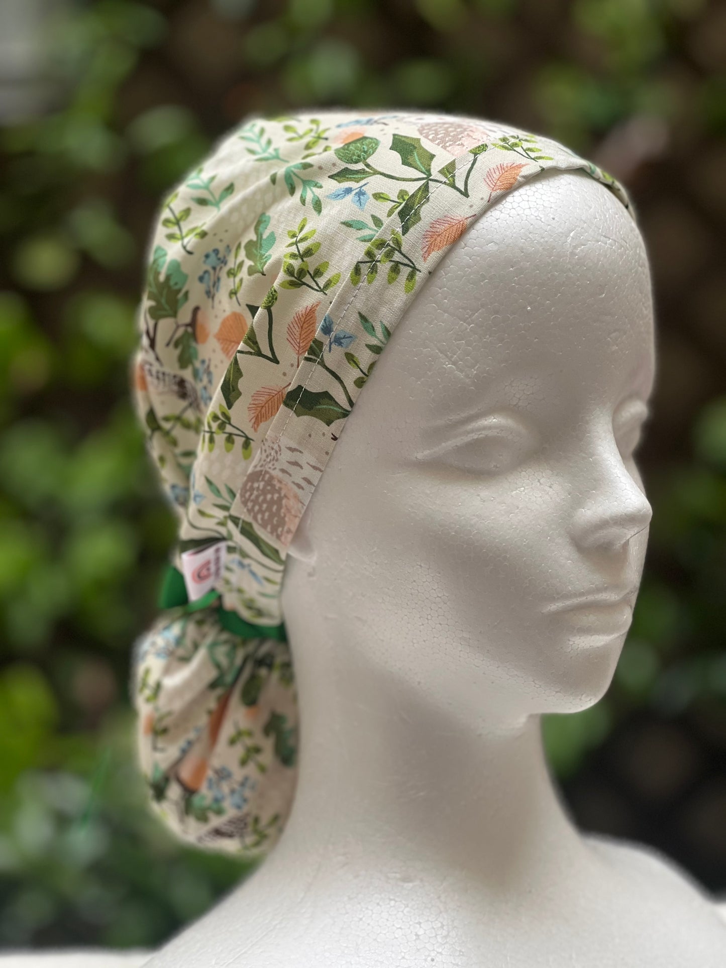 Shanon ponytail scrub cap, mint mini