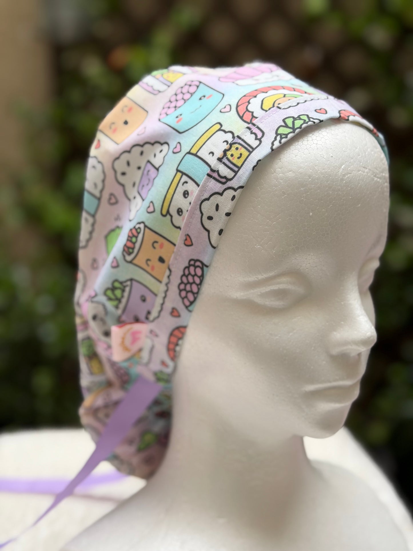 Kawaii Sushi Scrub Cap