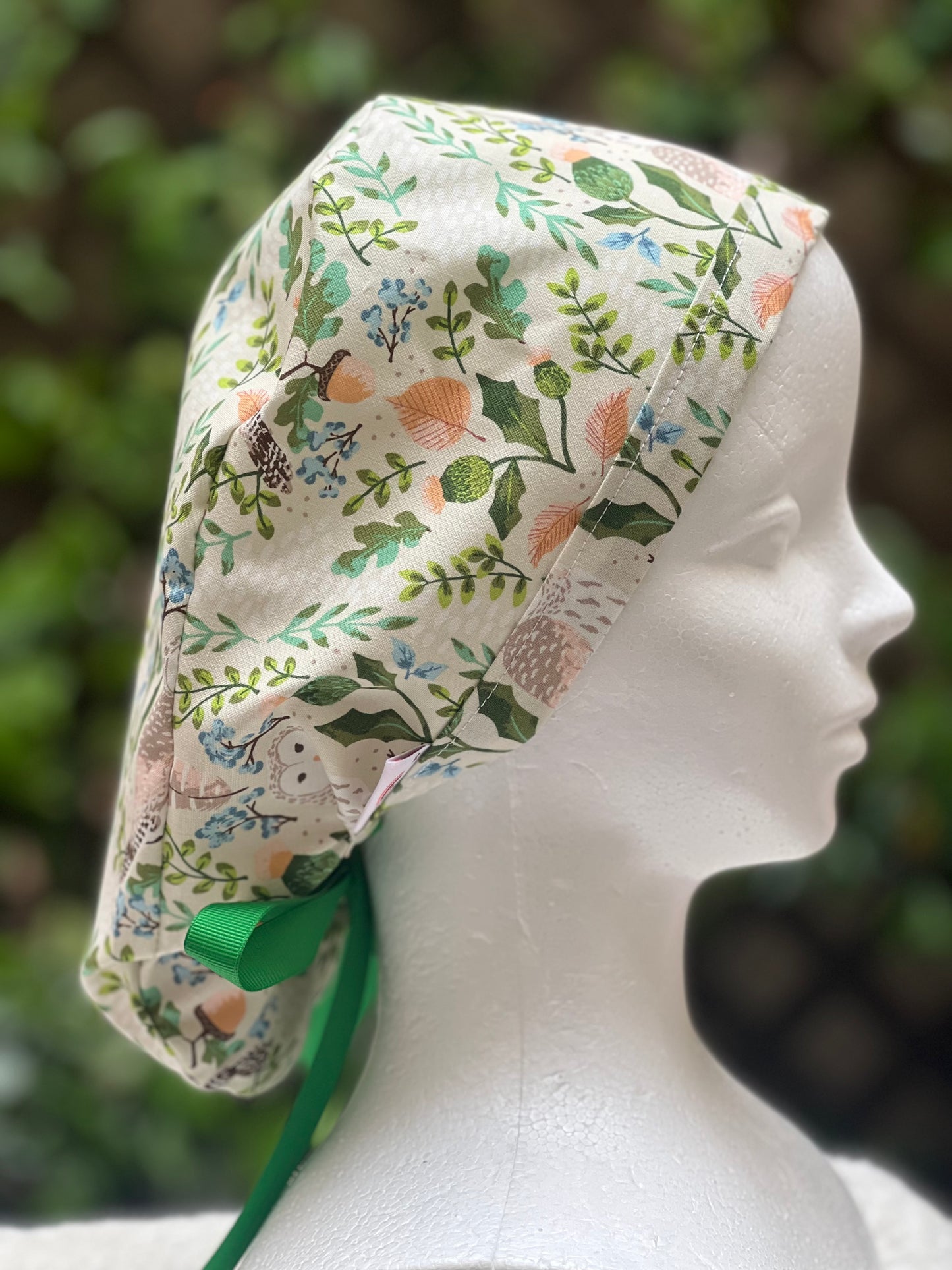 Shanon ponytail scrub cap, mint mini