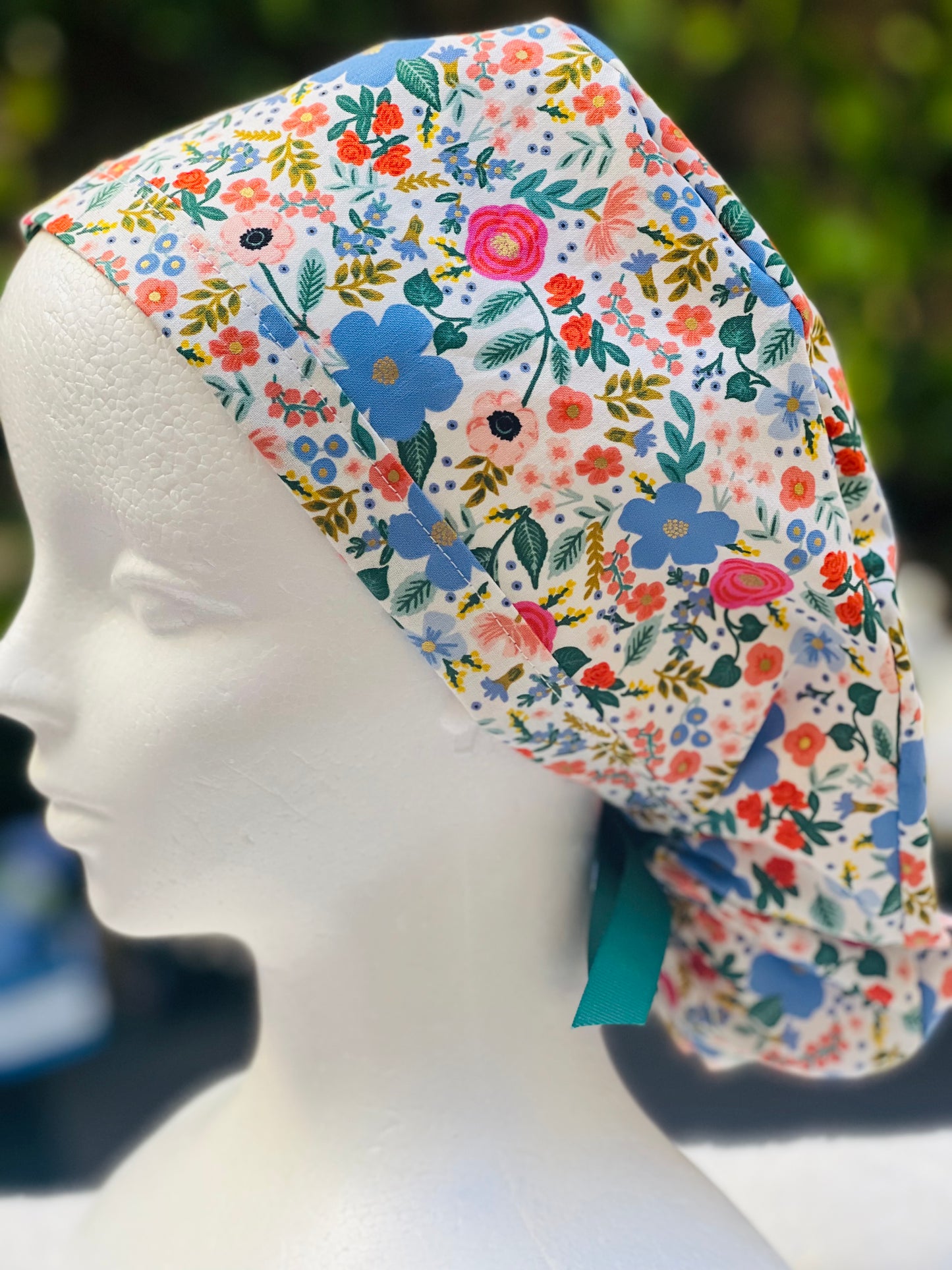 Maxene ponytail scrub cap