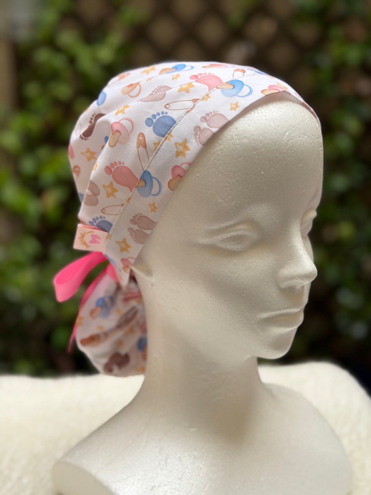 Baby Ponytail Scrub Cap