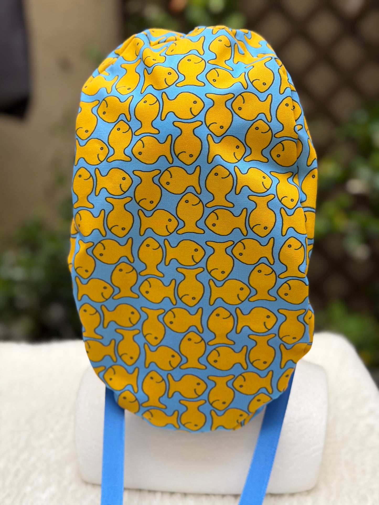 Gold fish crackers Ponytail Scrub Cap