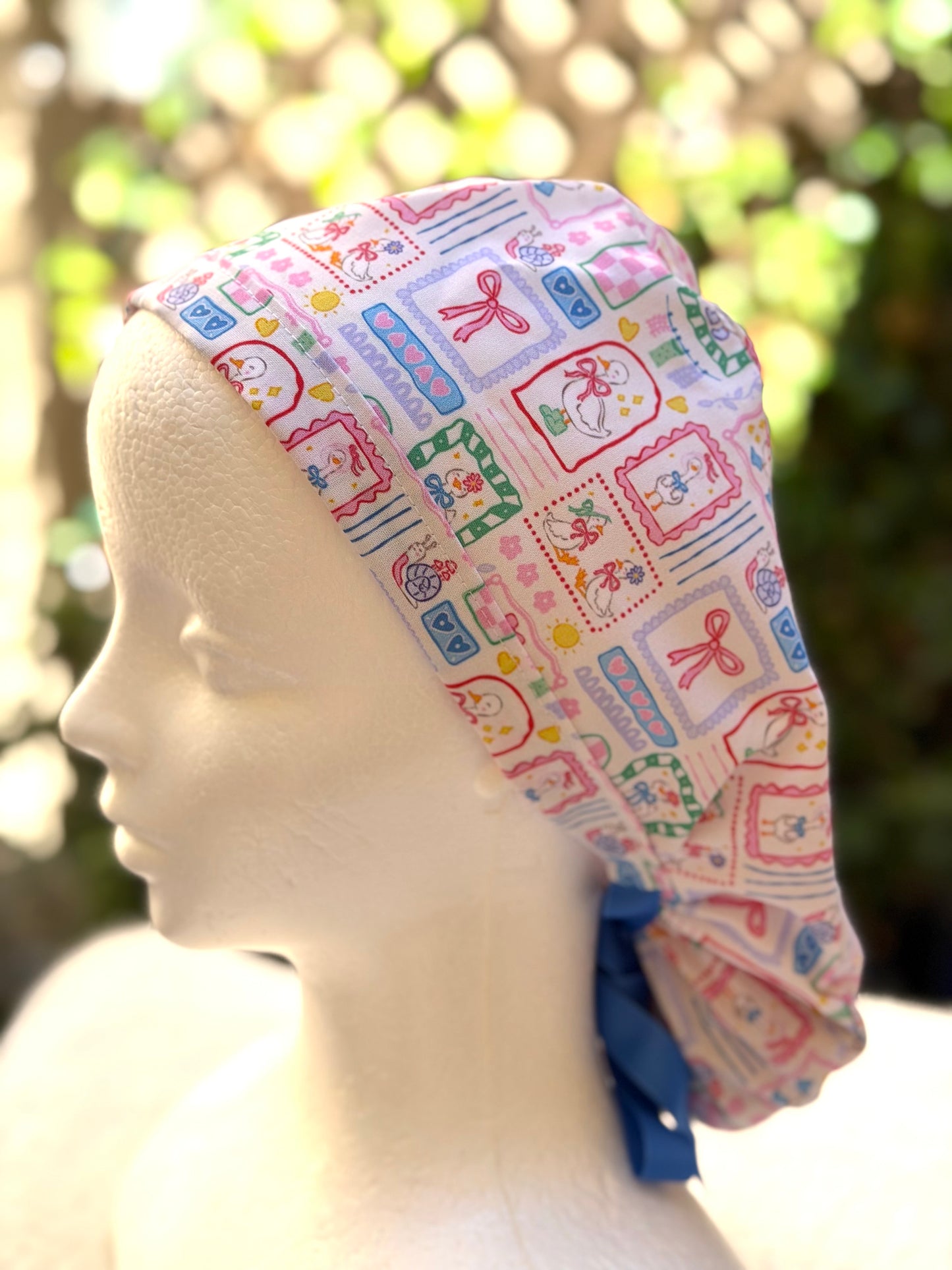 Silly goose Ponytail Scrub Cap