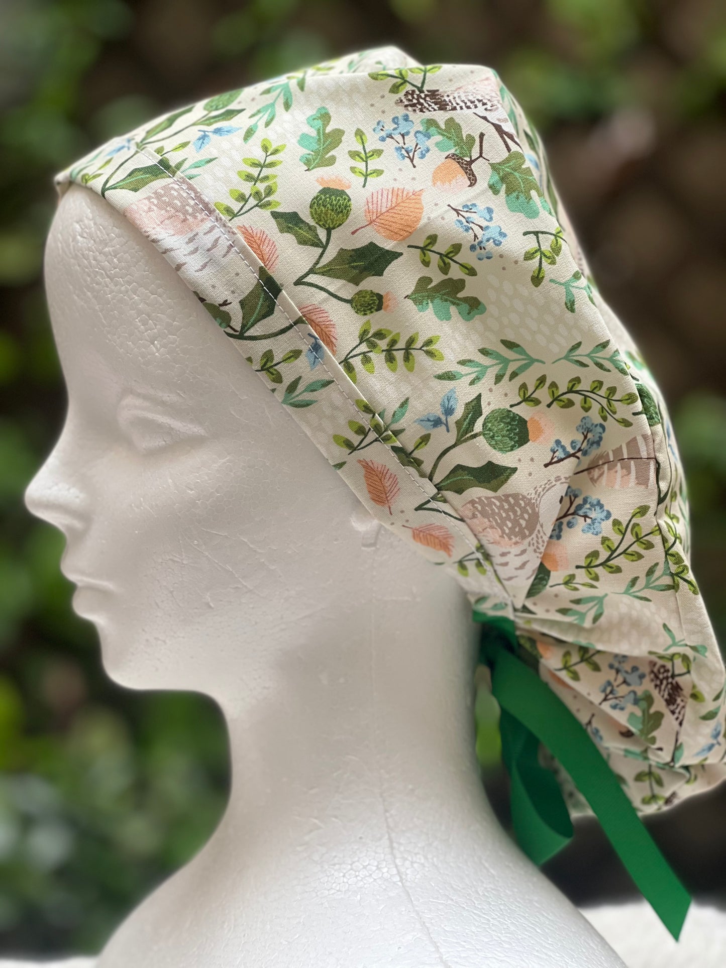 Shanon ponytail scrub cap, mint mini