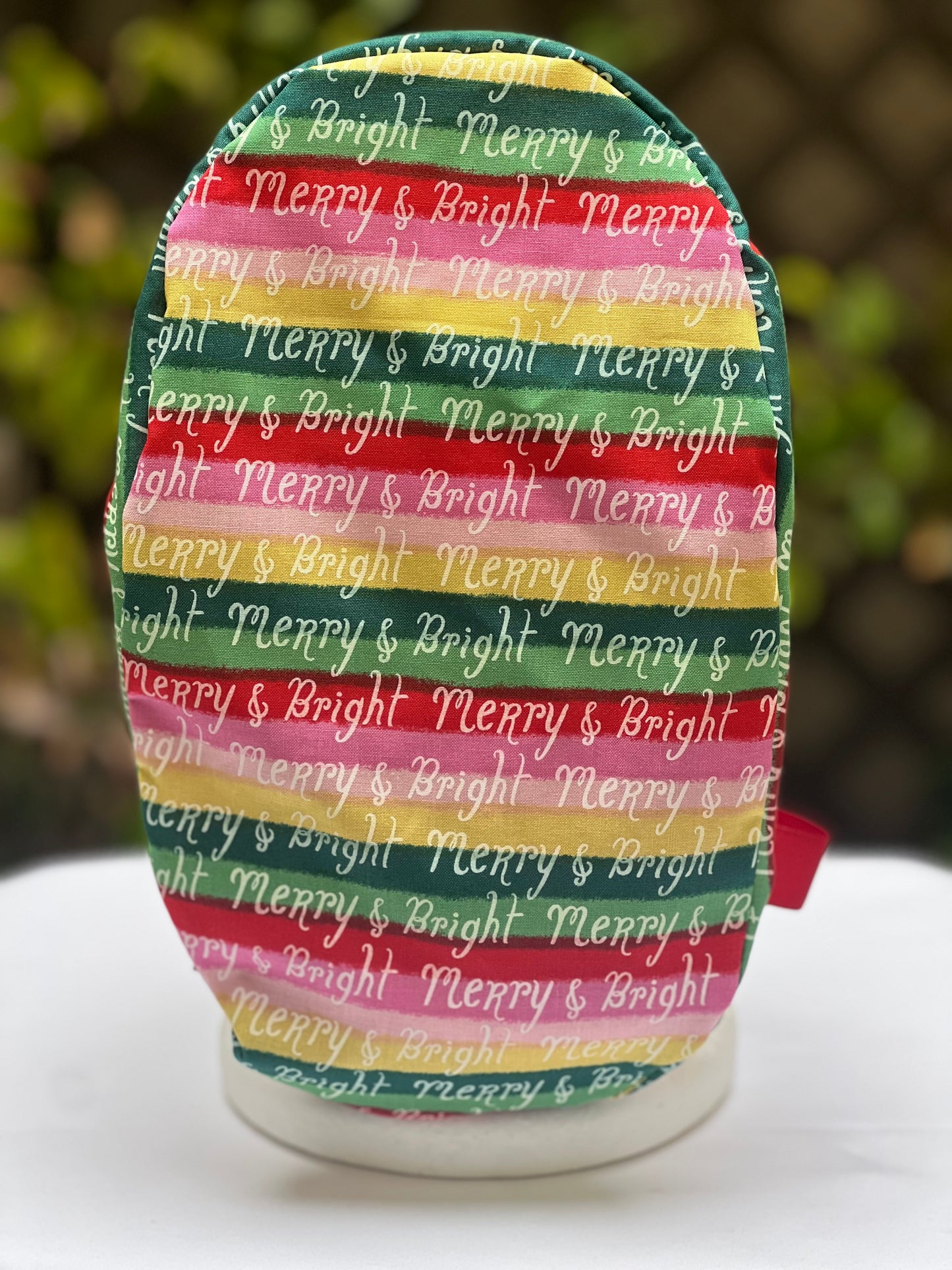 Bright and Merry Holiday - Winter Holiday Ponytail Cap