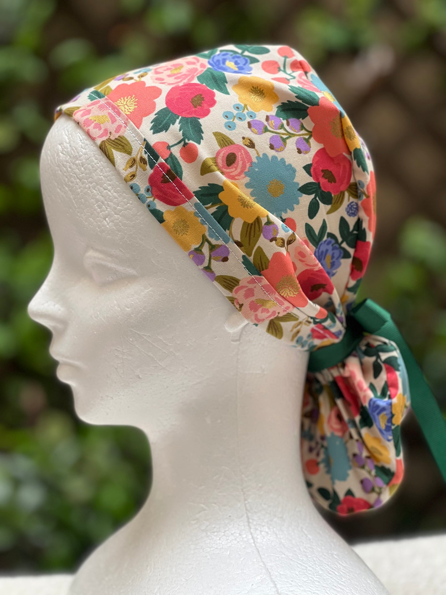 Kami ponytail scrub cap