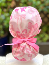 Load image into Gallery viewer, Coquette Ponytail Scrub Cap
