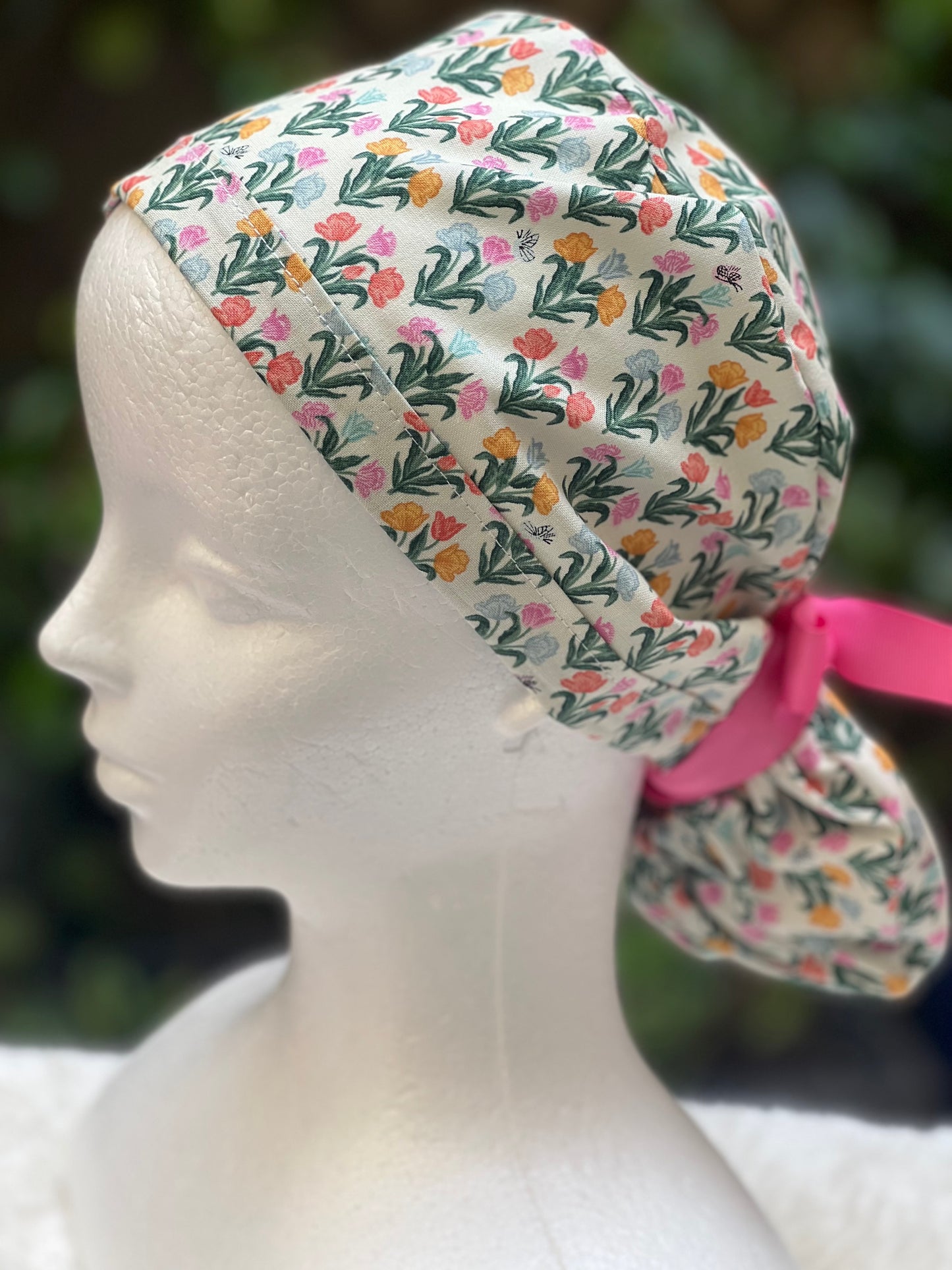 Devanie ponytail scrub cap